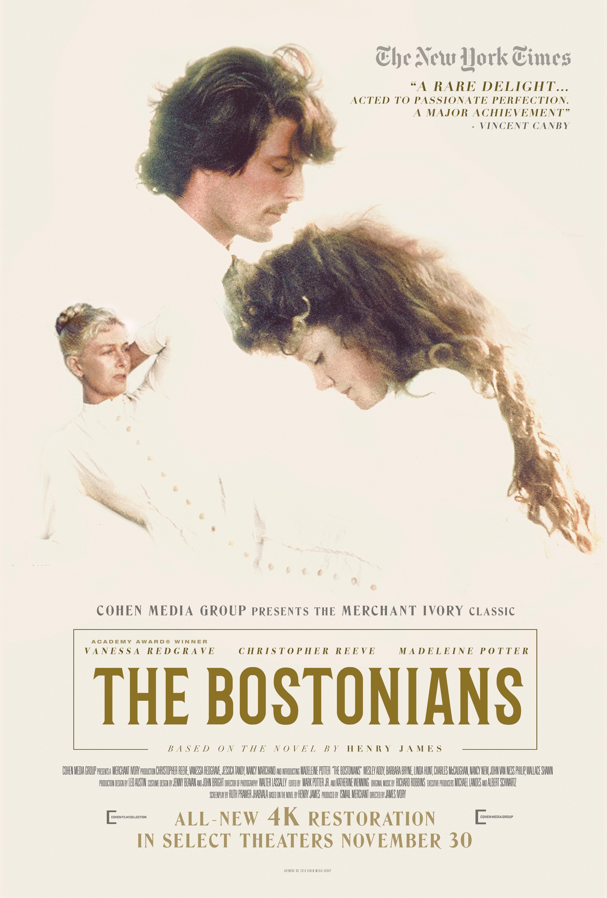 Mega Sized Movie Poster Image for The Bostonians (#3 of 3)