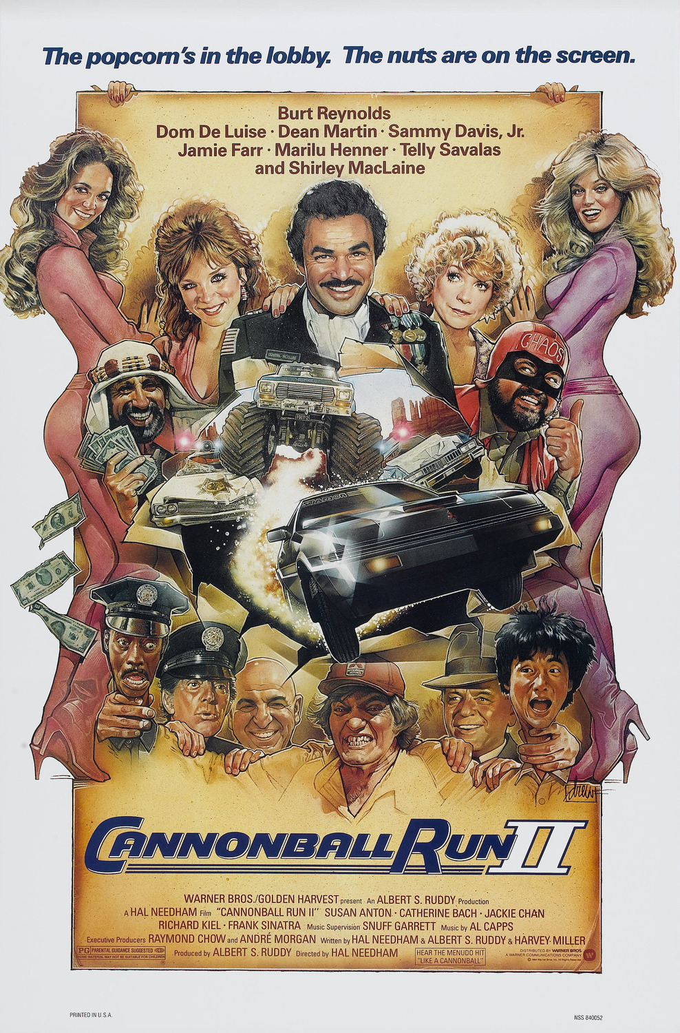 Extra Large Movie Poster Image for Cannonball Run II (#1 of 3)