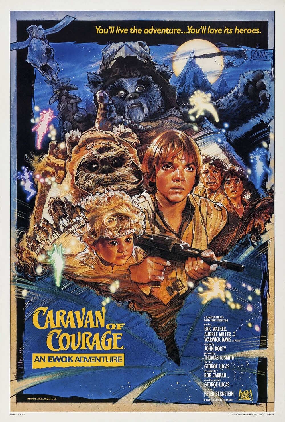 Extra Large Movie Poster Image for Caravan of Courage: An Ewok Adventure 