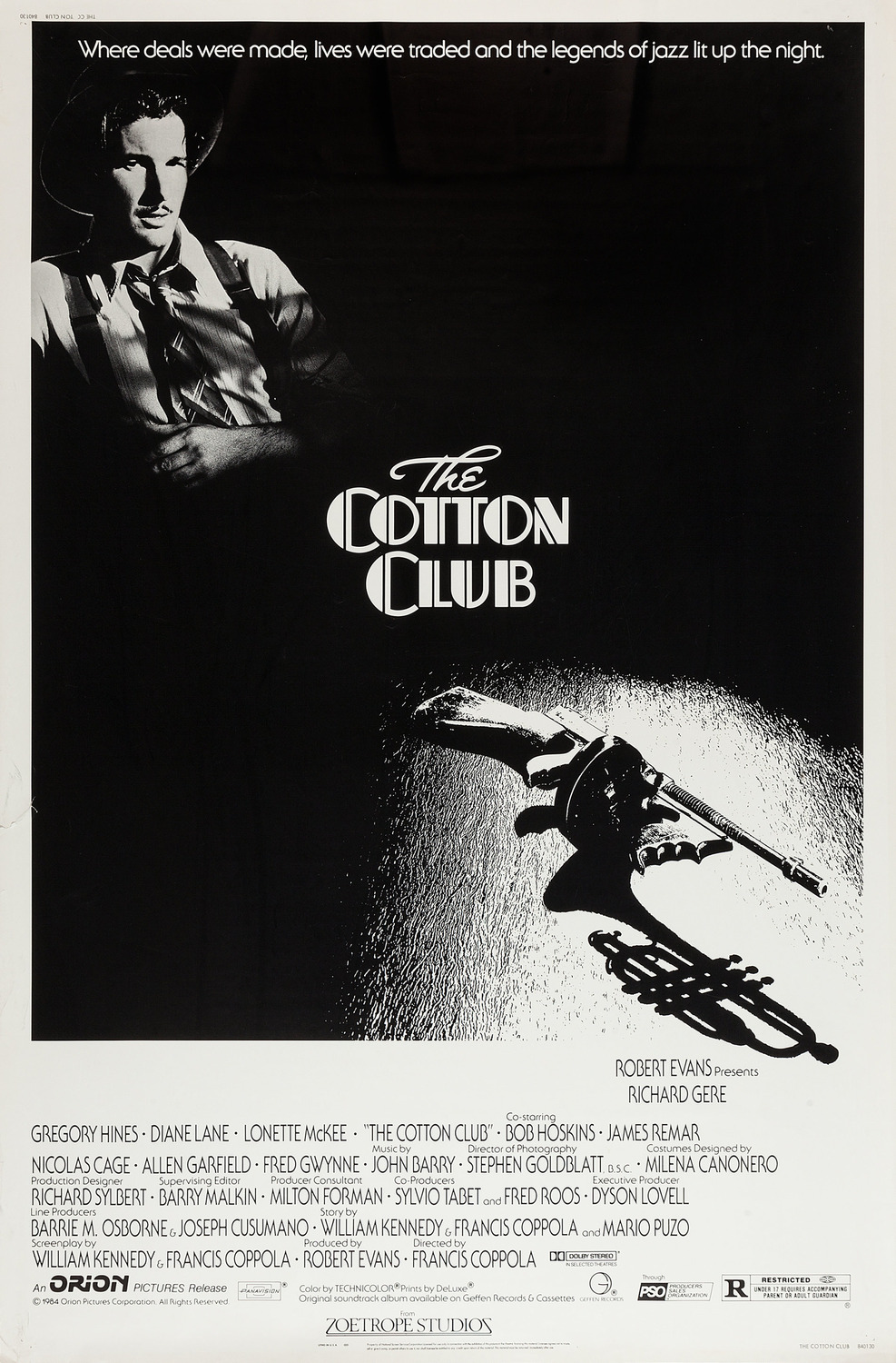 Extra Large Movie Poster Image for The Cotton Club (#1 of 6)