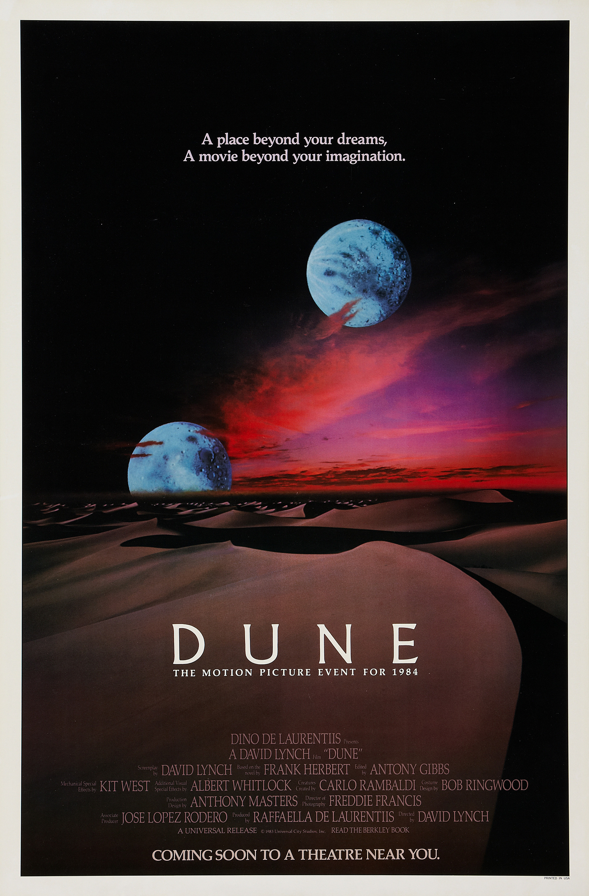 Mega Sized Movie Poster Image for Dune (#1 of 7)