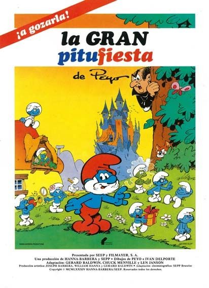 Here Are the Smurfs Movie Poster