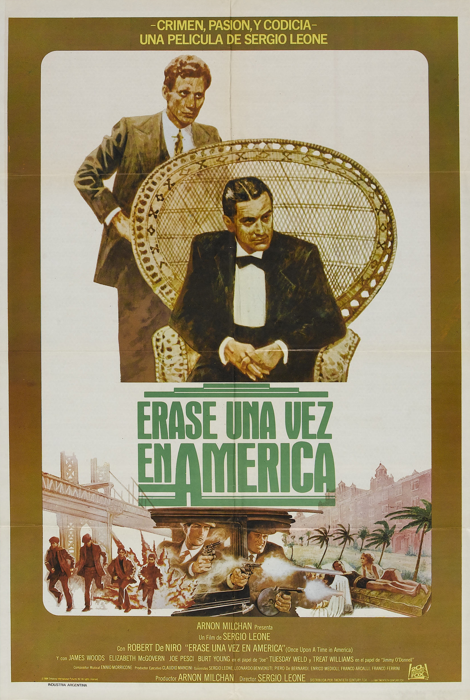 Mega Sized Movie Poster Image for Once Upon a Time in America (#3 of 6)
