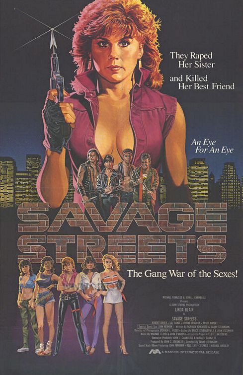 Savage Streets Movie Poster