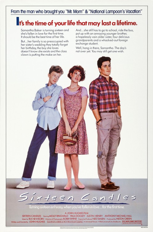 Sixteen Candles Movie Poster