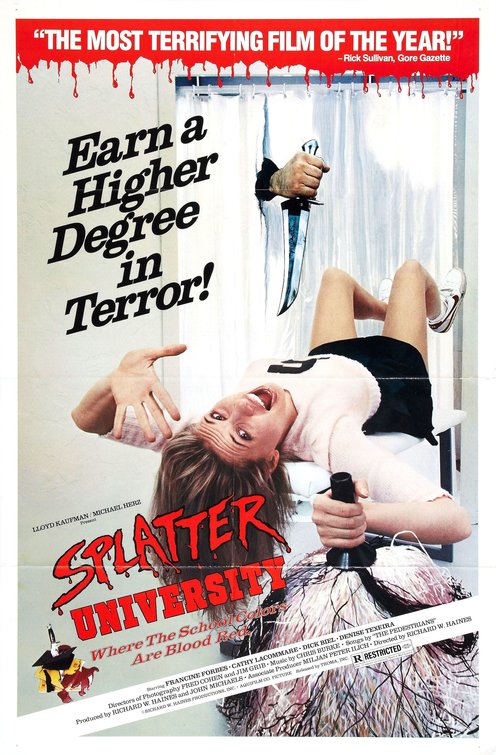 Splatter University Movie Poster