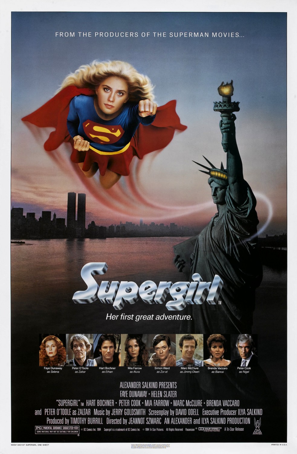 Extra Large Movie Poster Image for Supergirl (#1 of 8)