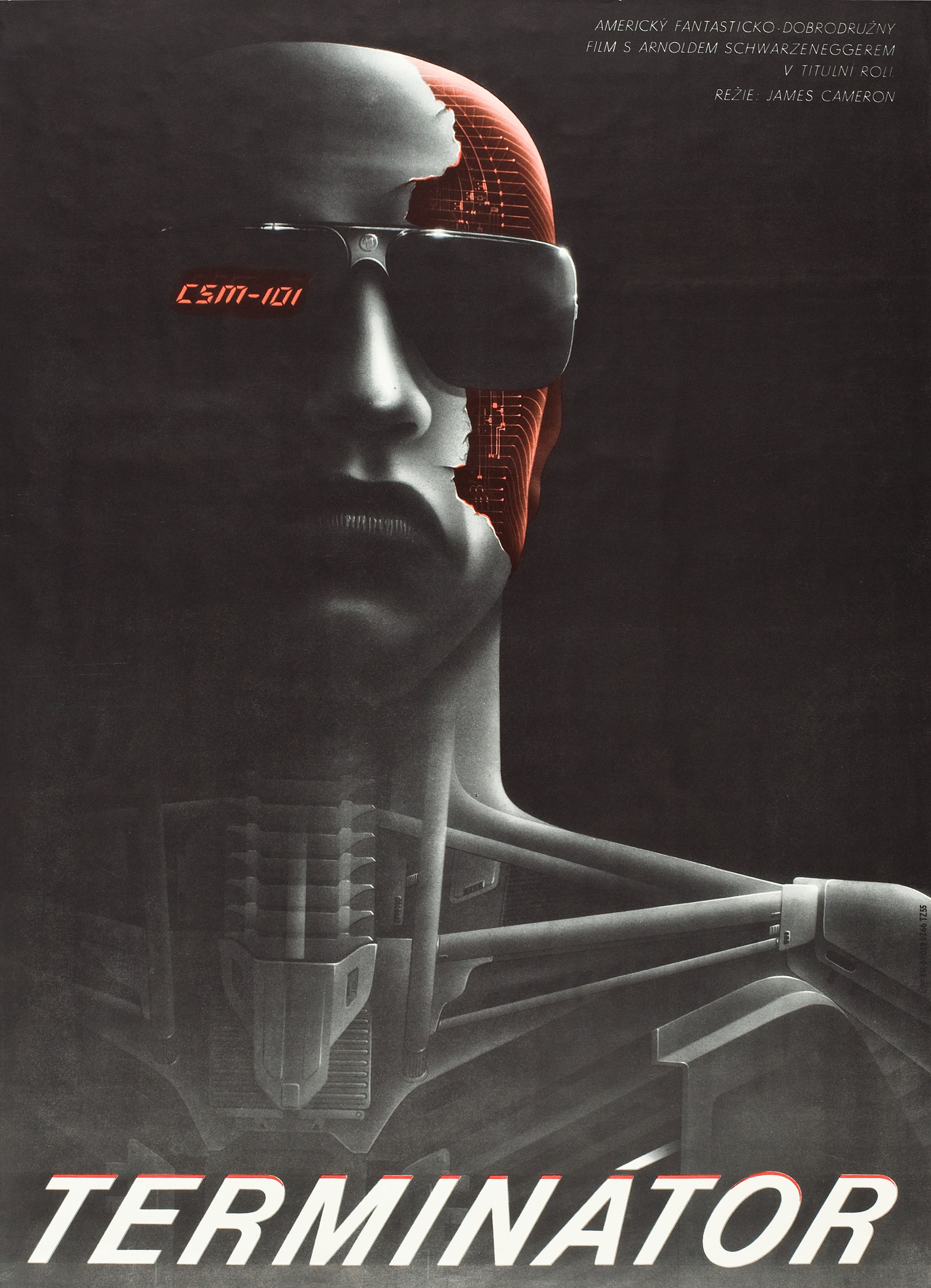 Mega Sized Movie Poster Image for The Terminator (#7 of 7)
