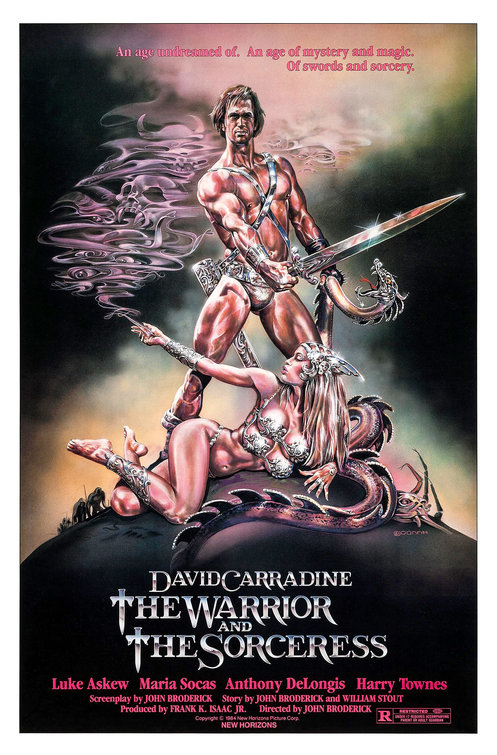 The Warrior and the Sorceress Movie Poster