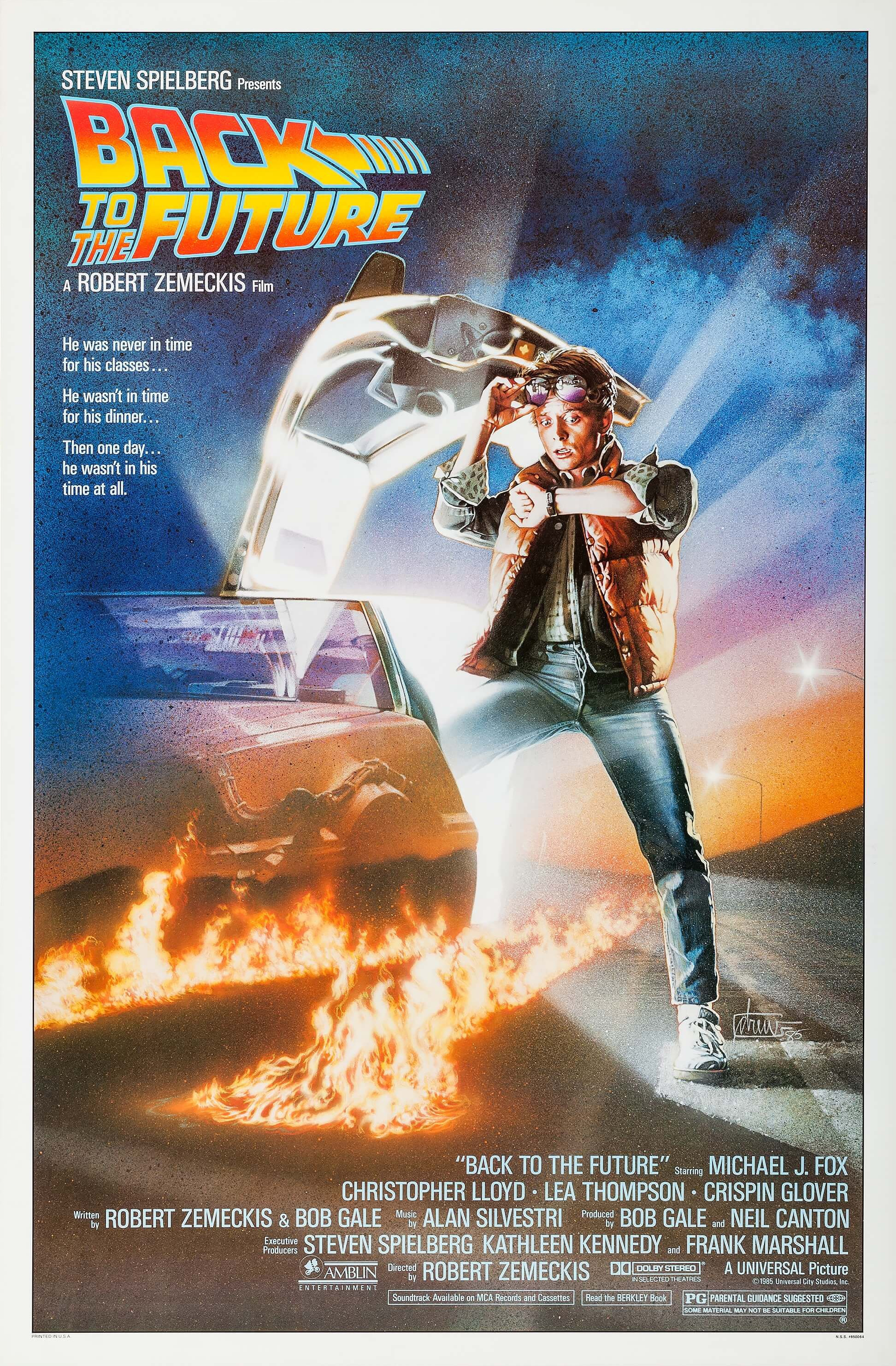 Mega Sized Movie Poster Image for Back to the Future (#1 of 5)