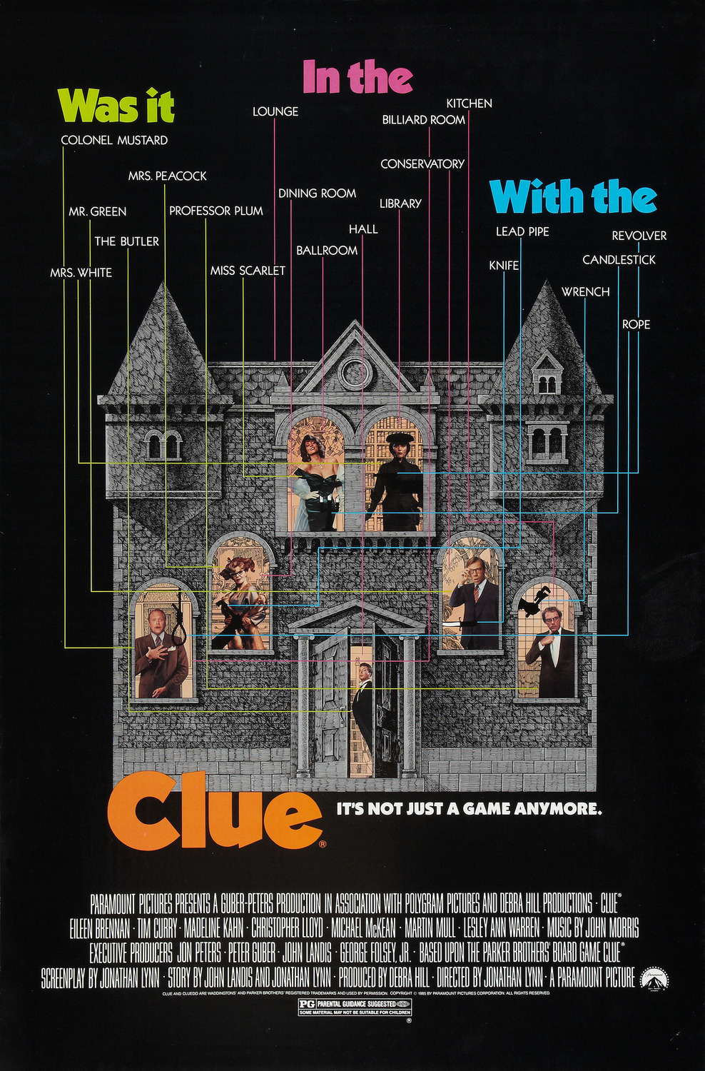 Extra Large Movie Poster Image for Clue 