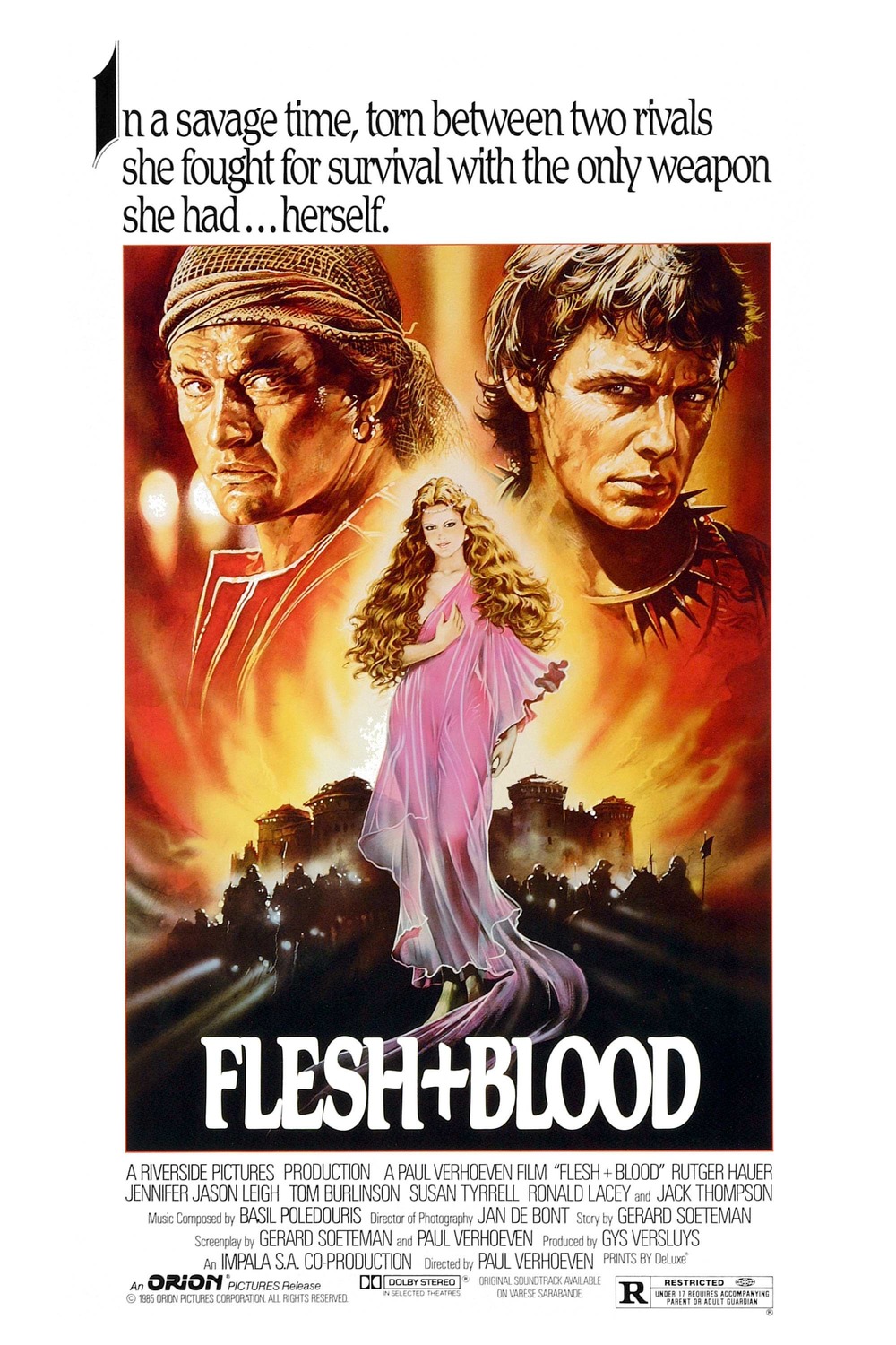 Extra Large Movie Poster Image for Flesh & Blood (#1 of 2)