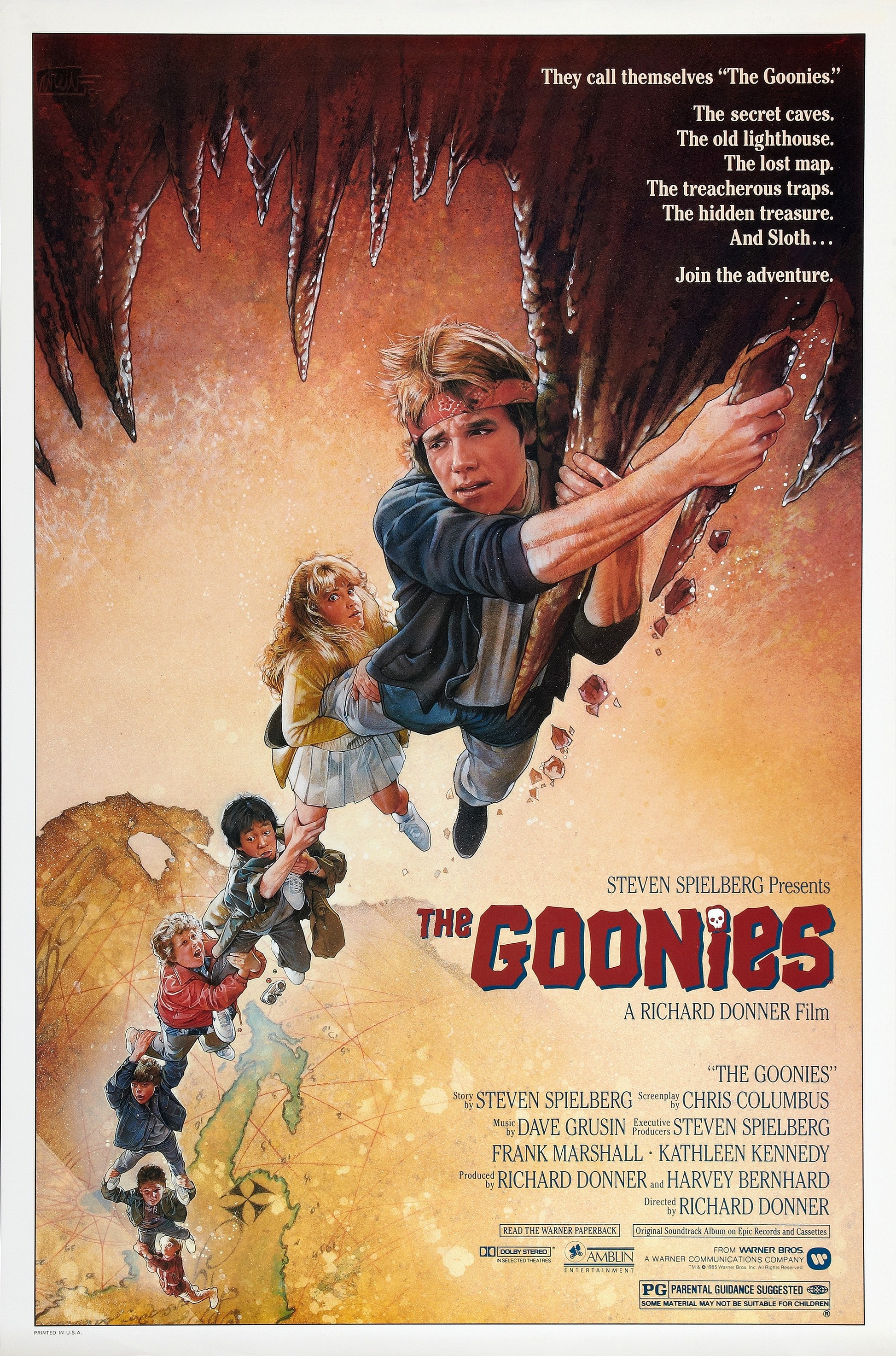 Mega Sized Movie Poster Image for The Goonies (#1 of 2)