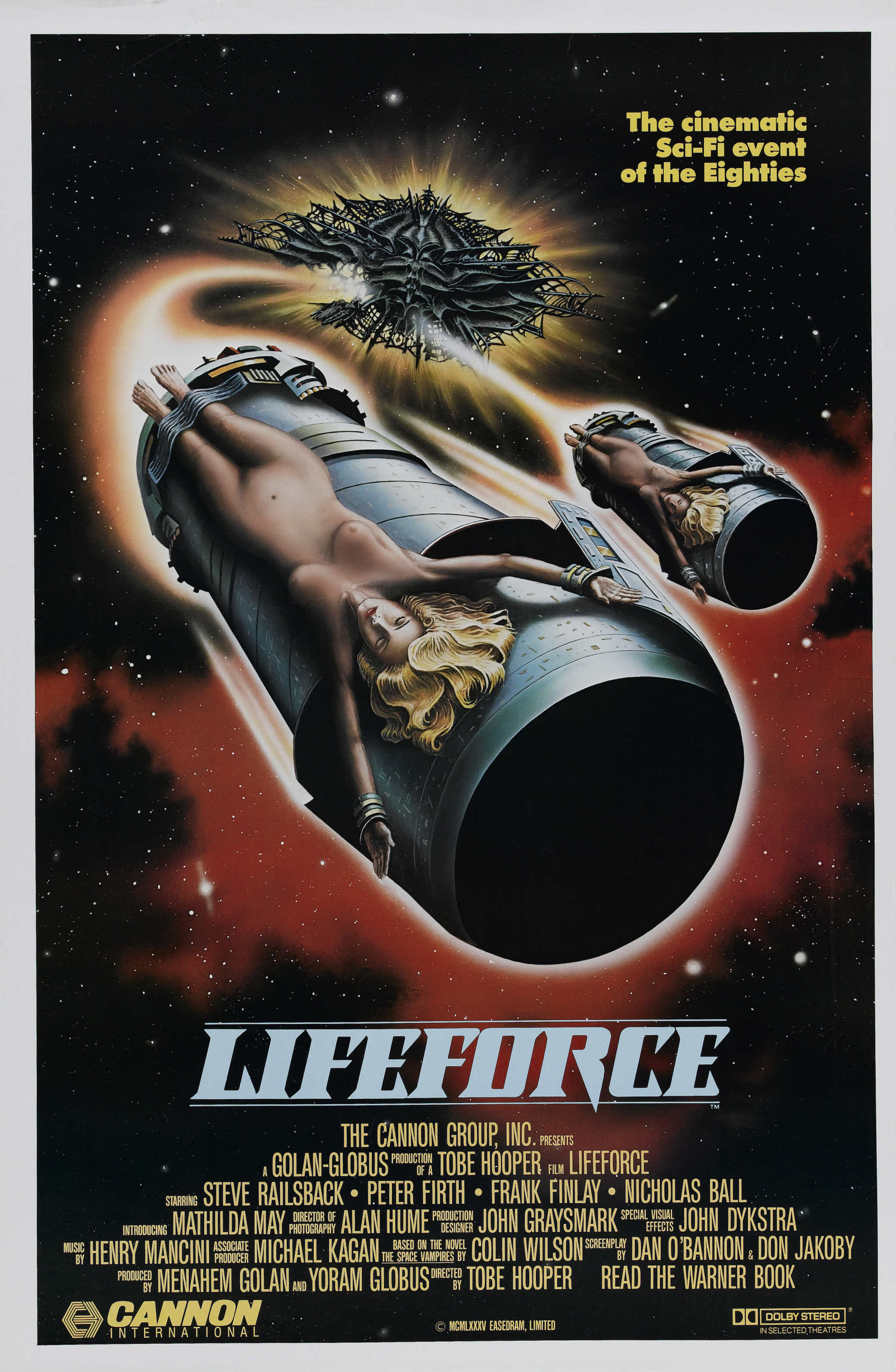 Mega Sized Movie Poster Image for Lifeforce (#2 of 9)