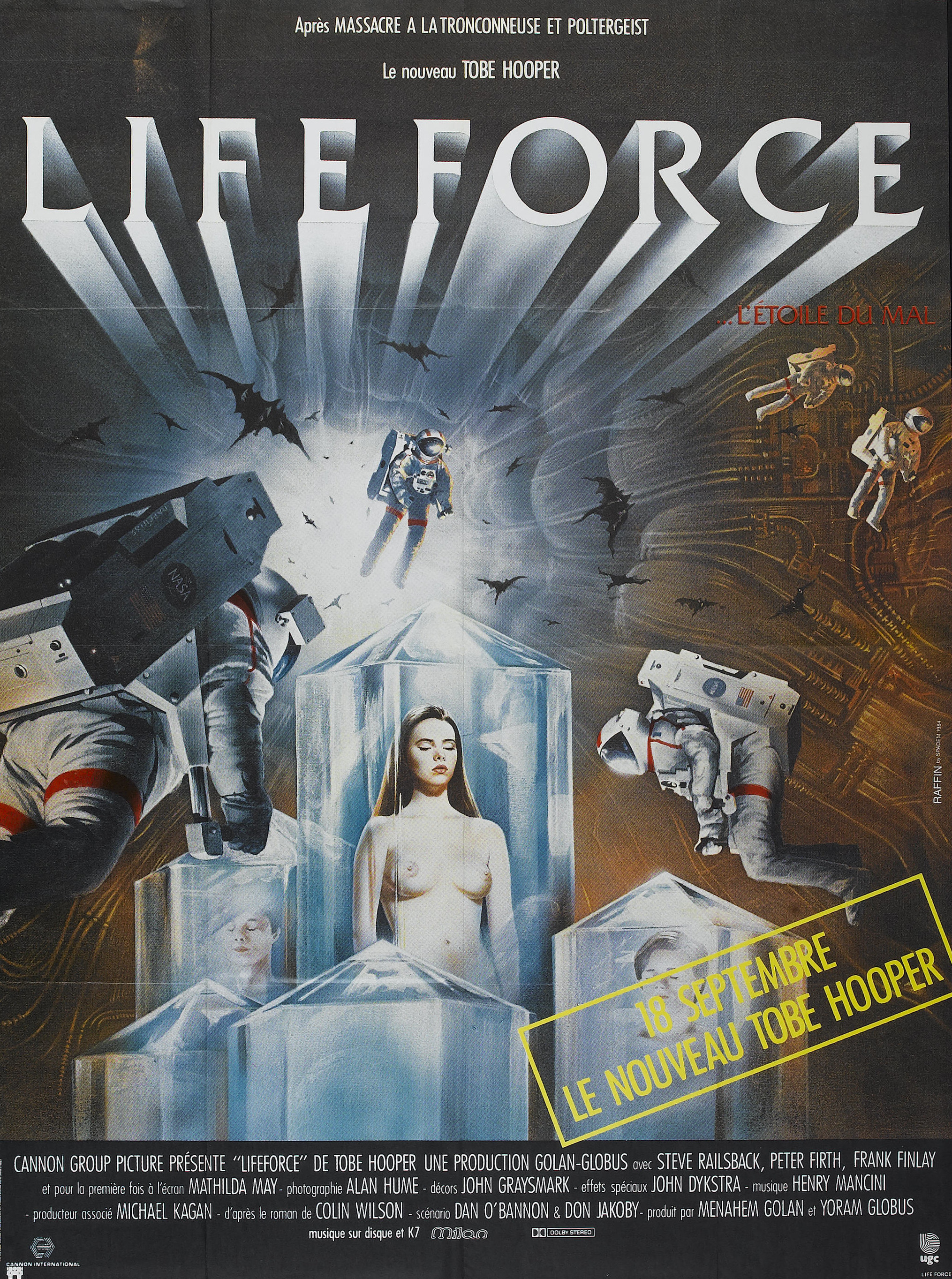 Mega Sized Movie Poster Image for Lifeforce (#4 of 9)