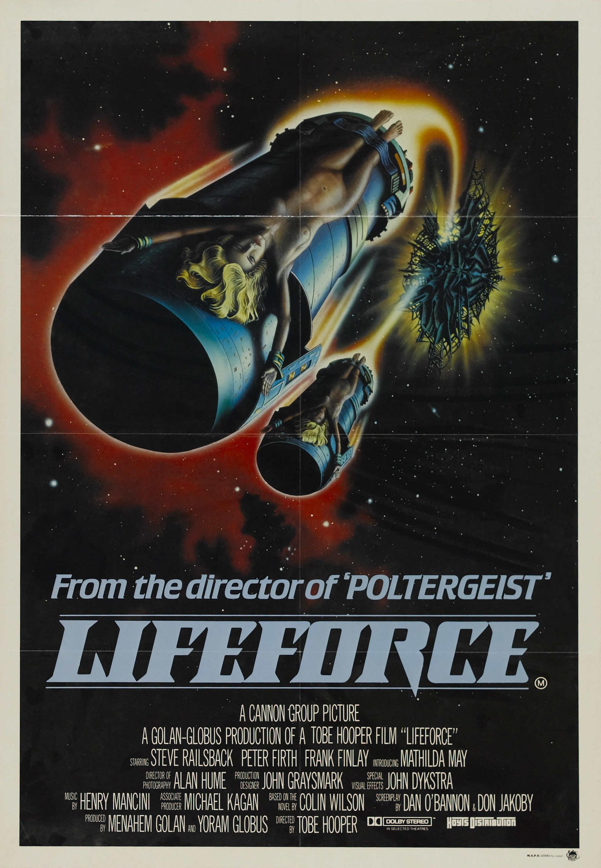 Mega Sized Movie Poster Image for Lifeforce (#8 of 9)