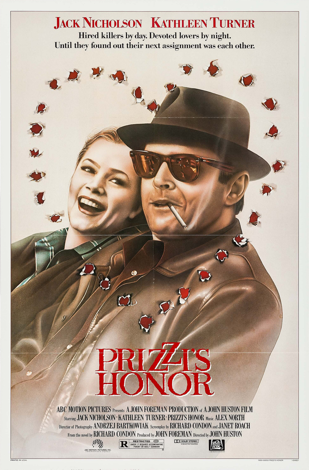 Extra Large Movie Poster Image for Prizzi's Honor (#1 of 2)