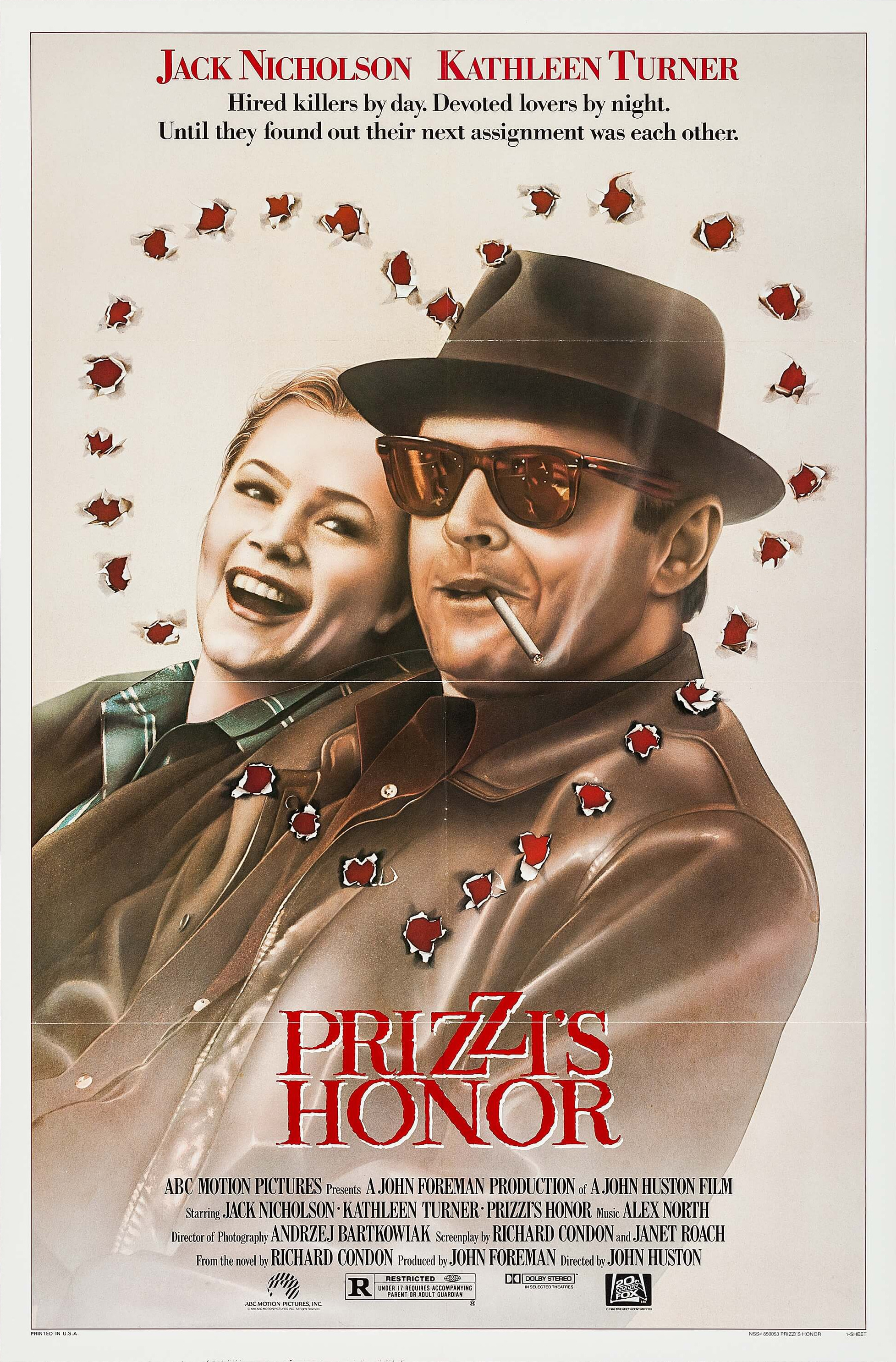 Mega Sized Movie Poster Image for Prizzi's Honor (#1 of 2)
