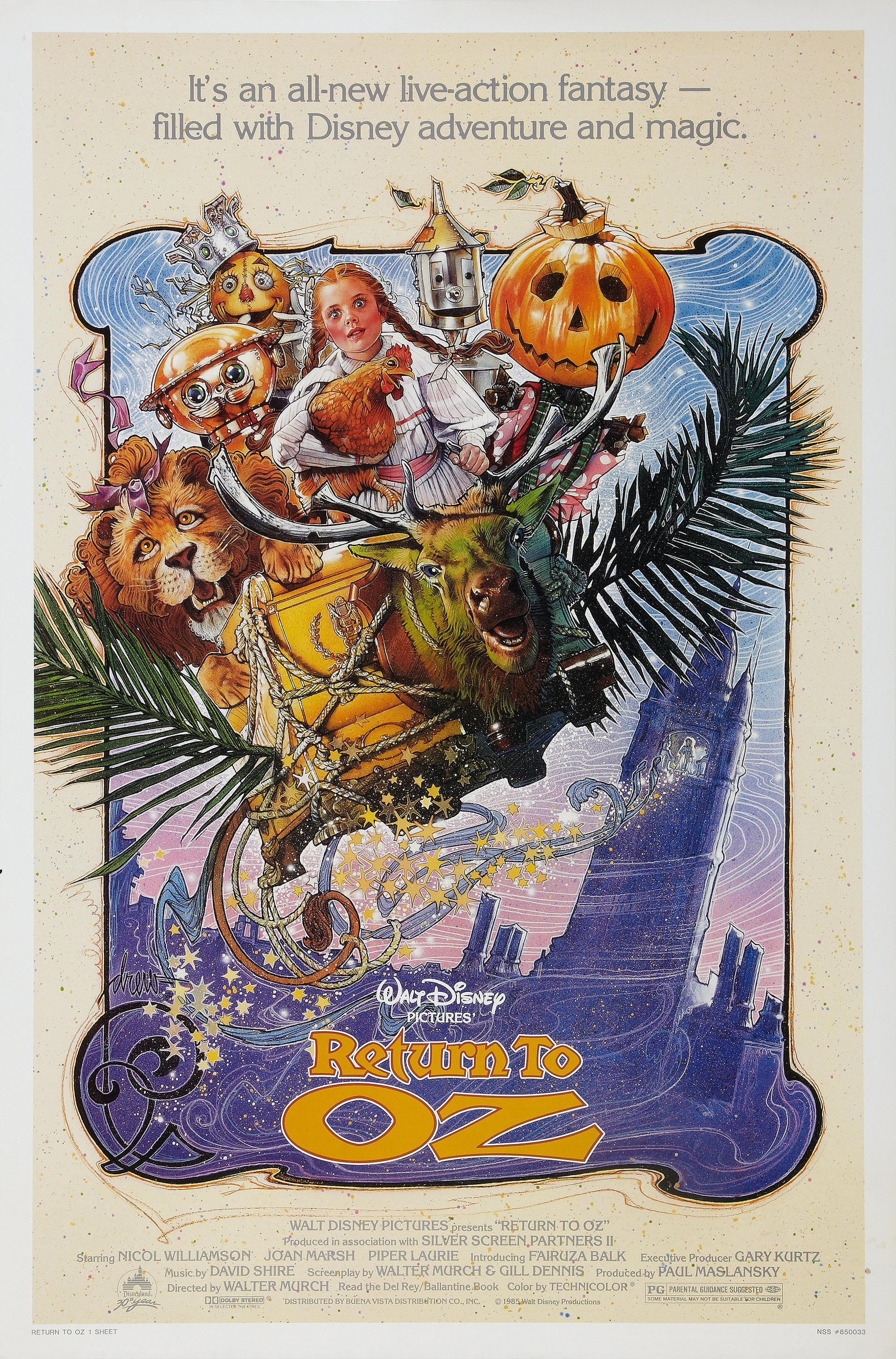 Mega Sized Movie Poster Image for Return to Oz (#2 of 3)