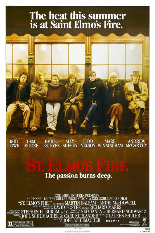 St. Elmo's Fire Movie Poster