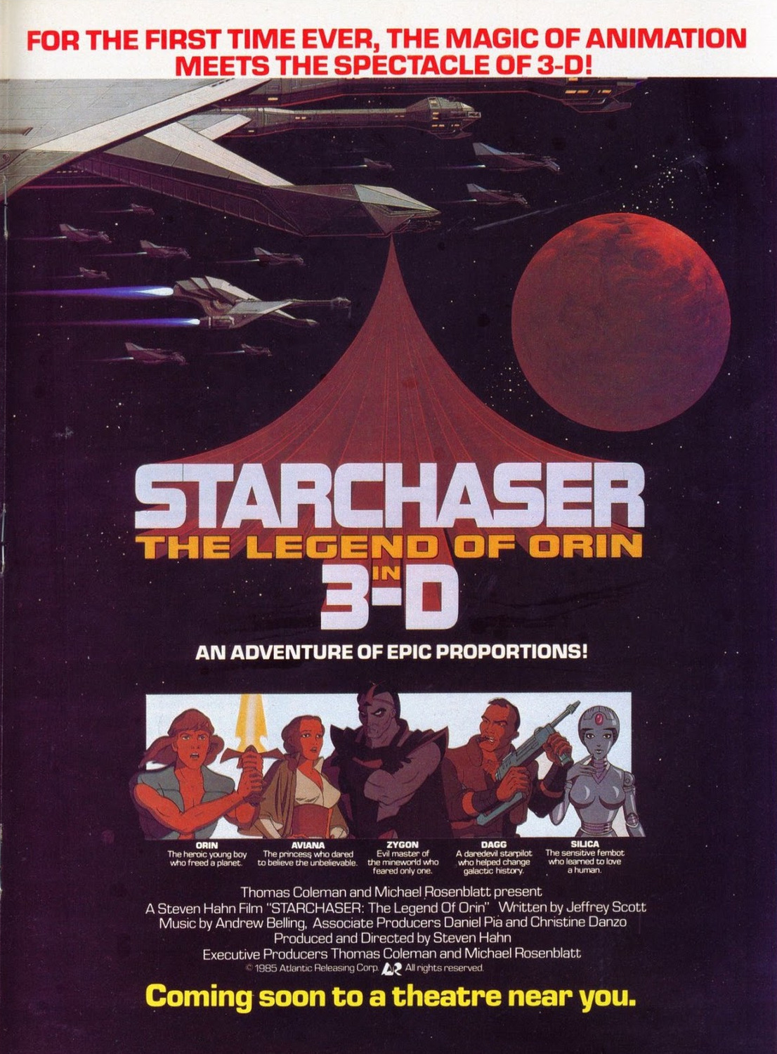Extra Large Movie Poster Image for Starchaser: The Legend of Orin (#4 of 4)