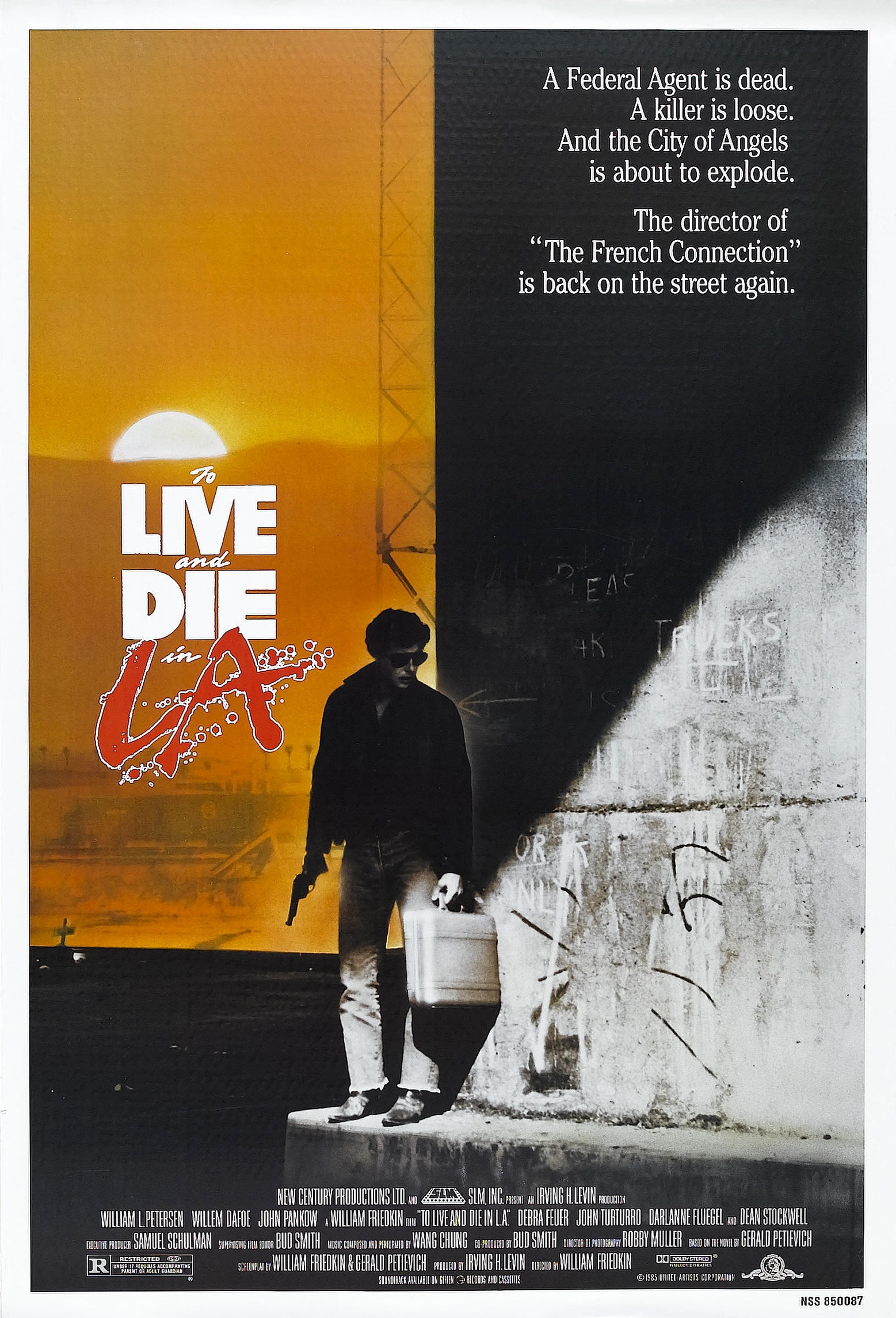 Mega Sized Movie Poster Image for To Live and Die in L.A. 