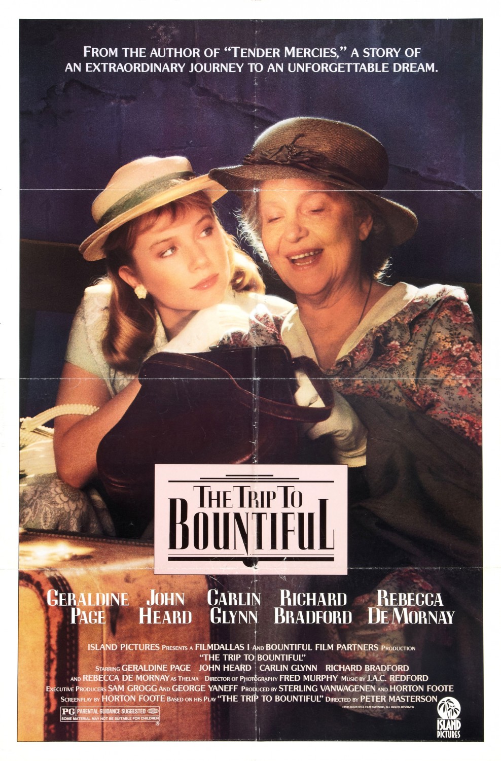 Extra Large Movie Poster Image for The Trip To Bountiful 