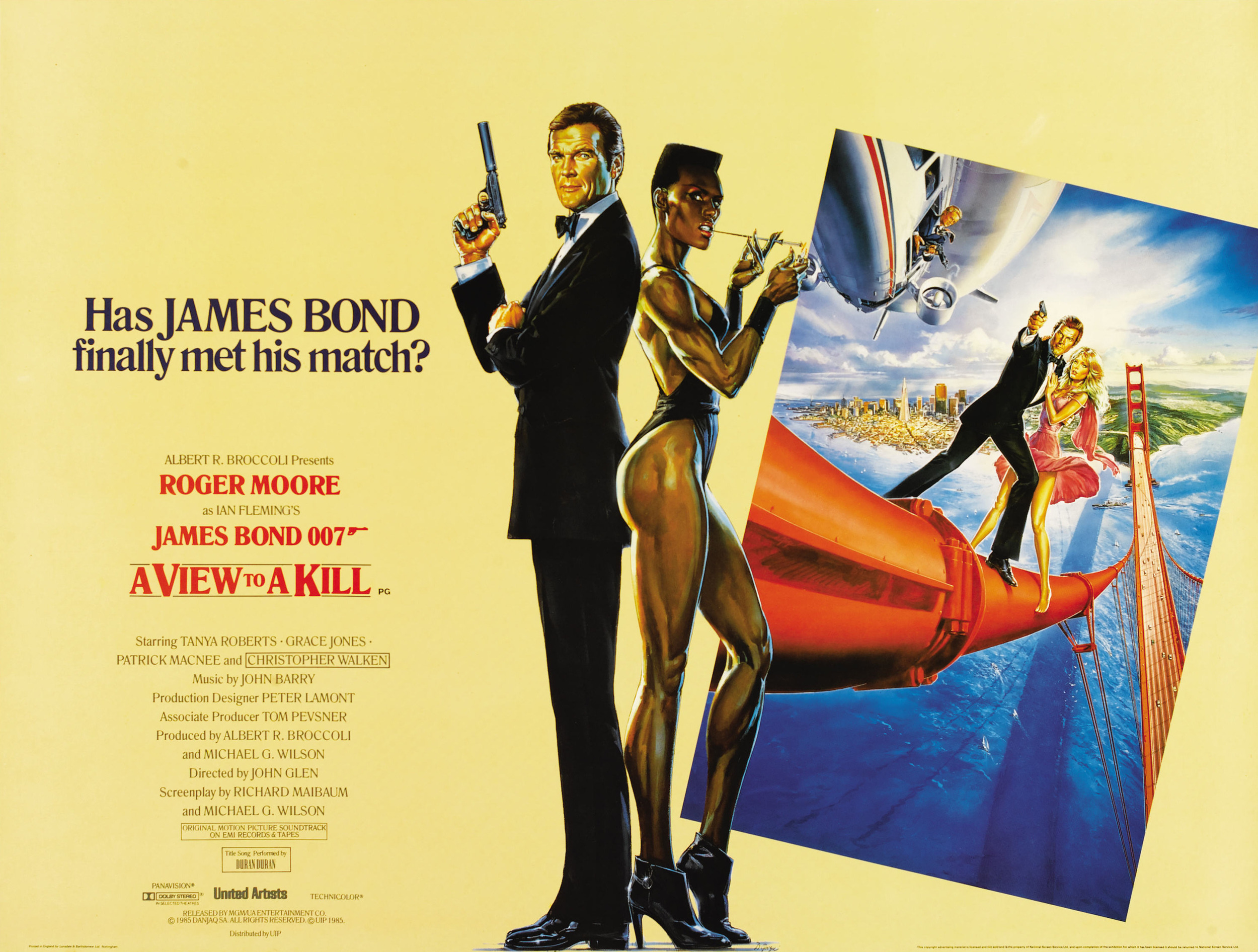 Mega Sized Movie Poster Image for A View to a Kill (#4 of 6)