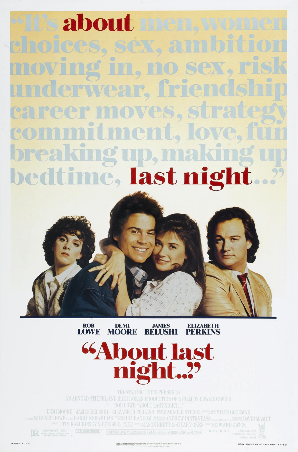 Extra Large Movie Poster Image for About Last Night... 