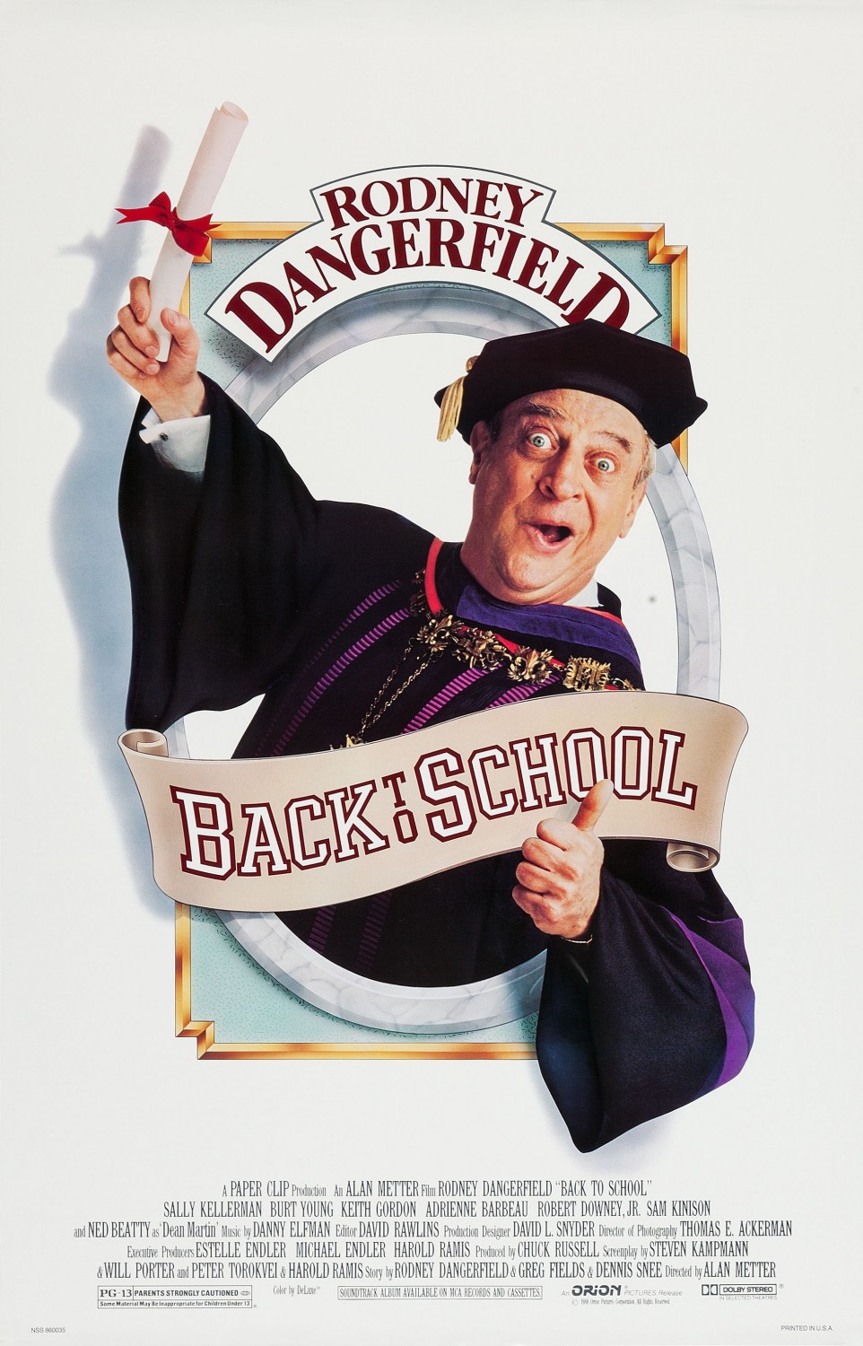 Extra Large Movie Poster Image for Back to School 