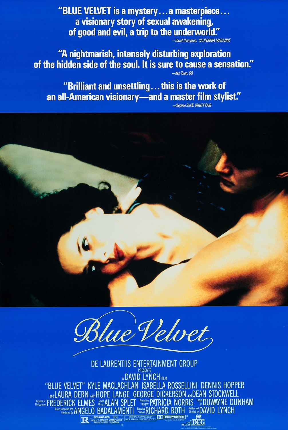 Extra Large Movie Poster Image for Blue Velvet (#3 of 5)