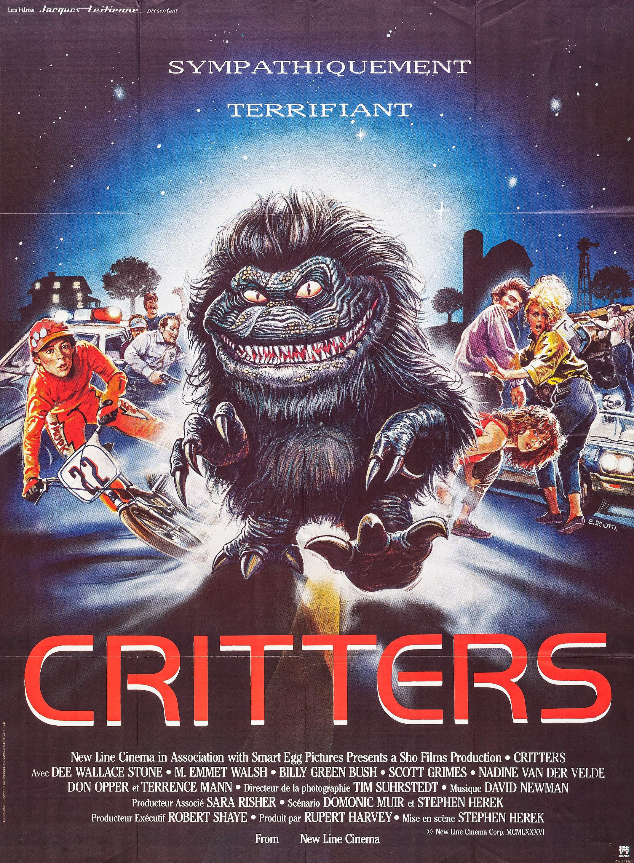 Mega Sized Movie Poster Image for Critters (#4 of 4)