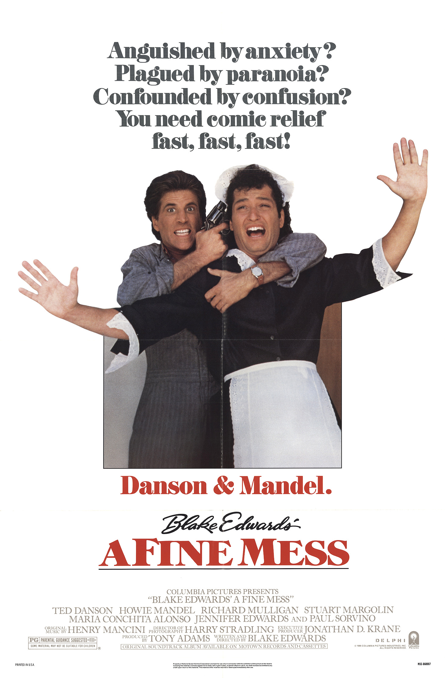 Mega Sized Movie Poster Image for A Fine Mess (#2 of 3)