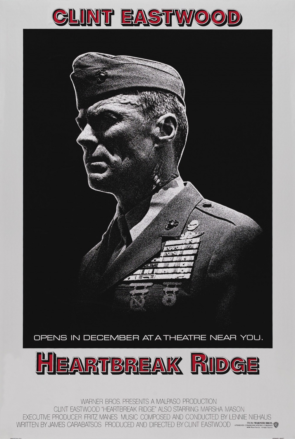 Extra Large Movie Poster Image for Heartbreak Ridge (#1 of 4)