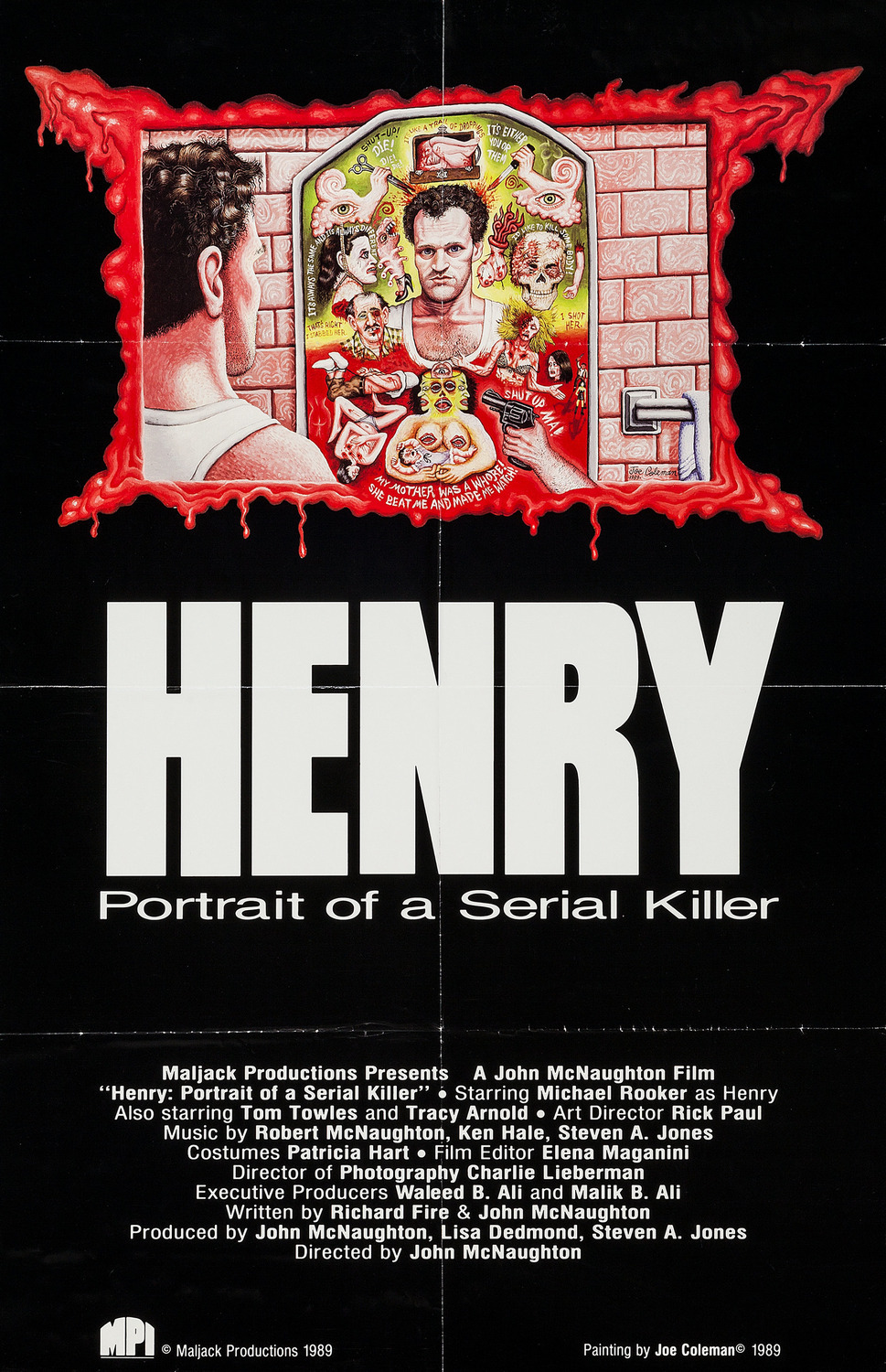 Extra Large Movie Poster Image for Henry: Portrait of a Serial Killer 