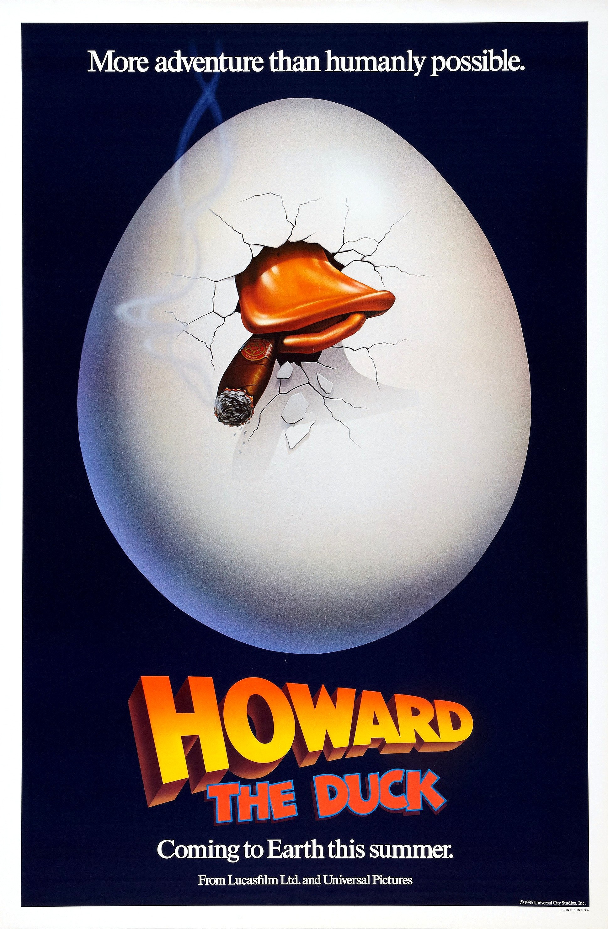 Mega Sized Movie Poster Image for Howard the Duck (#1 of 3)