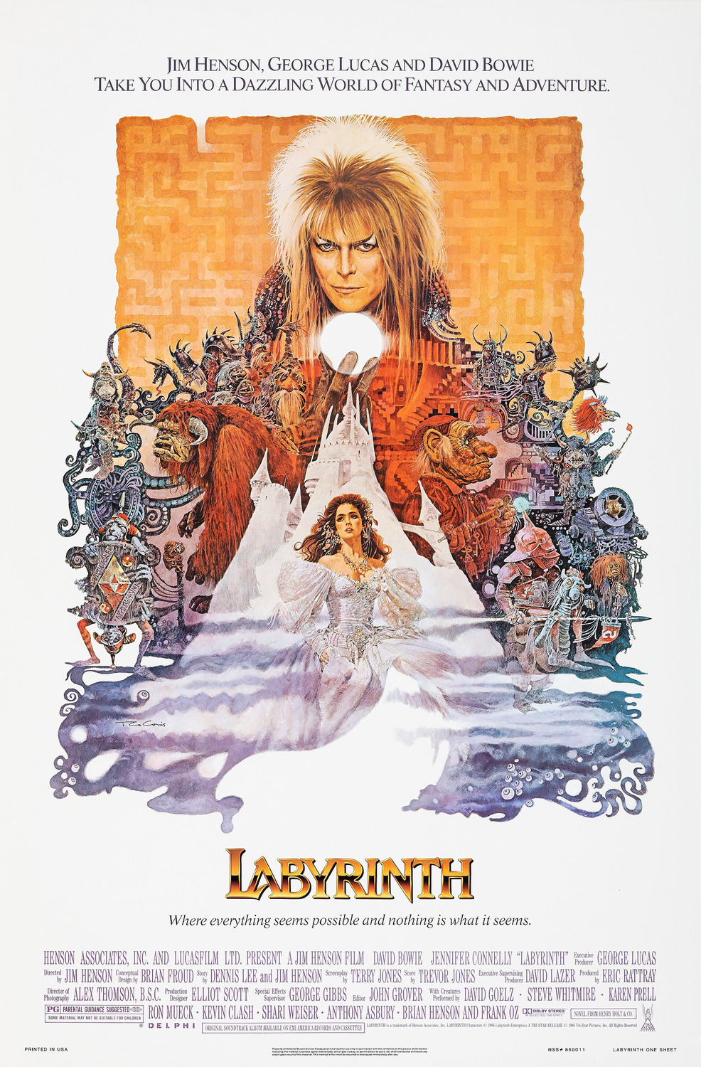 Extra Large Movie Poster Image for Labyrinth (#2 of 4)