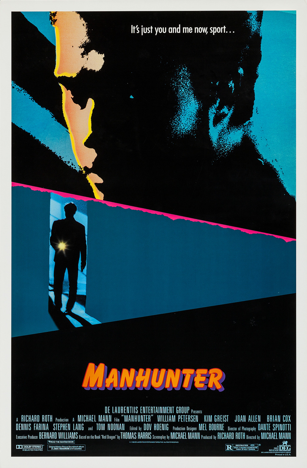 Extra Large Movie Poster Image for Manhunter (#1 of 3)