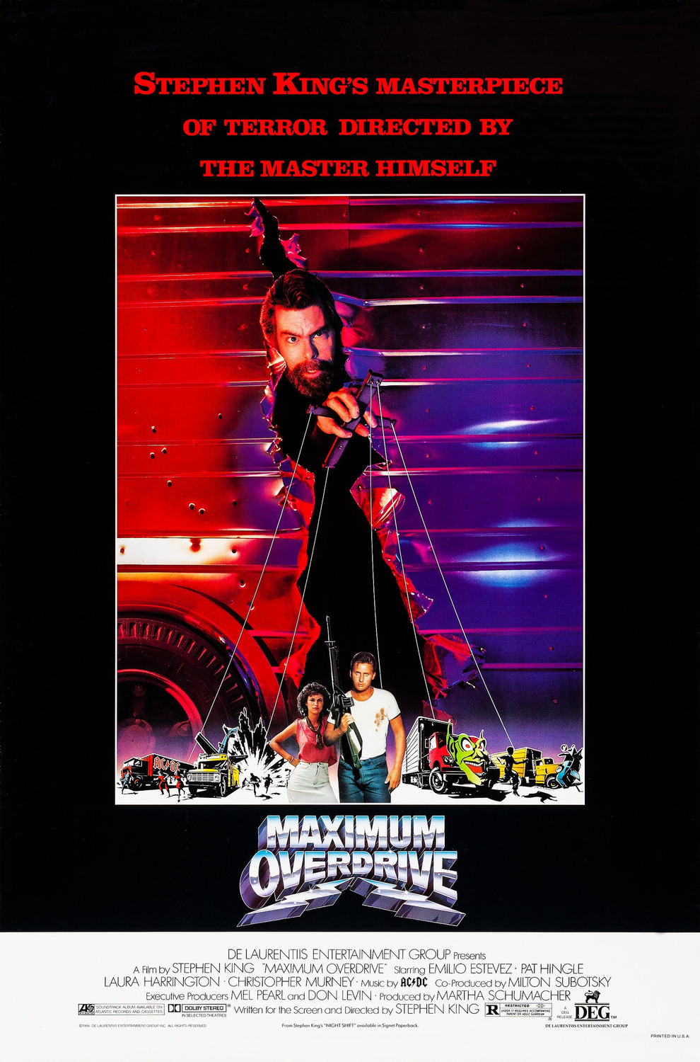 Extra Large Movie Poster Image for Maximum Overdrive (#1 of 2)
