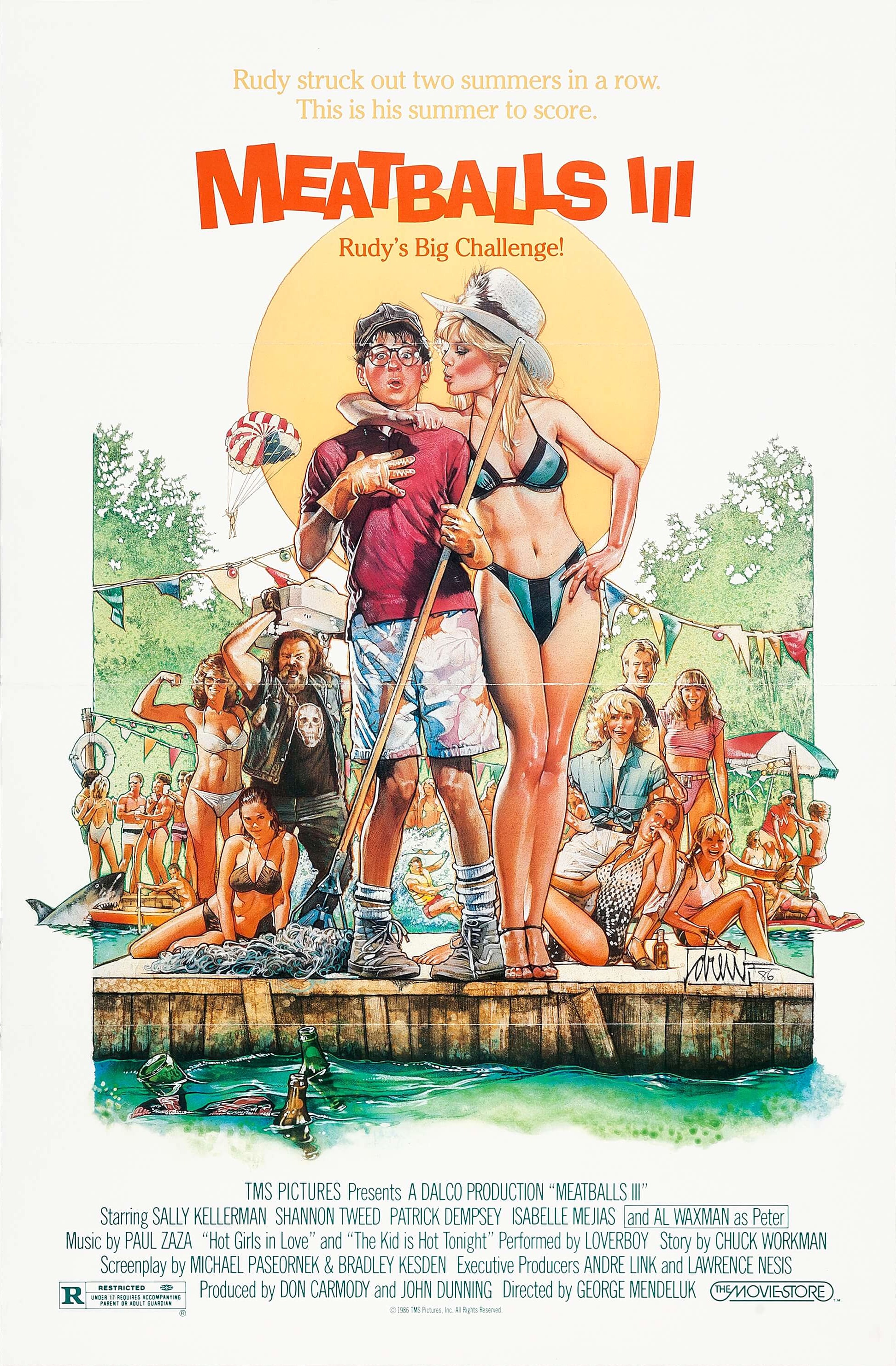 Mega Sized Movie Poster Image for Meatballs III: Summer Job 