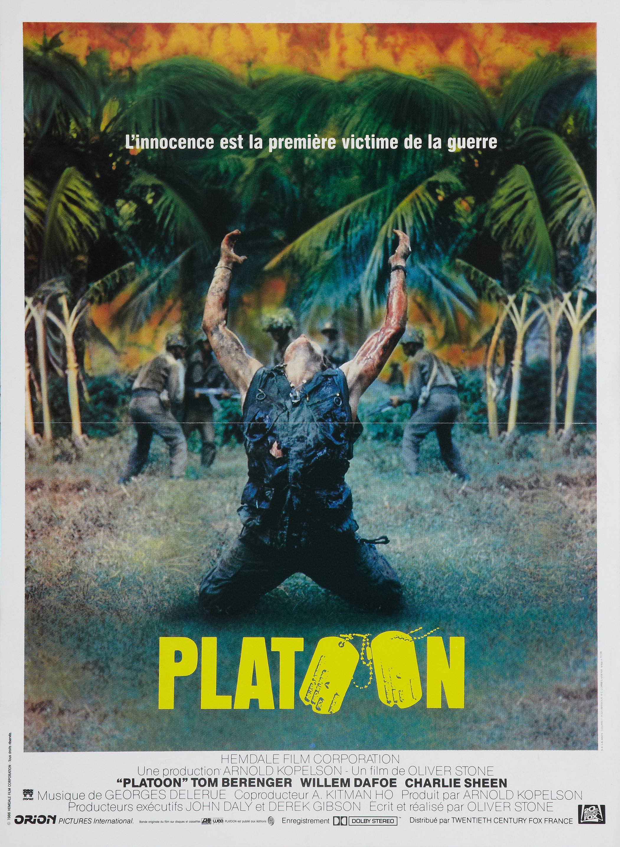 Mega Sized Movie Poster Image for Platoon (#4 of 12)