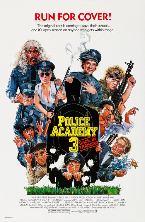 Police Academy 3: Back in Training Movie Poster