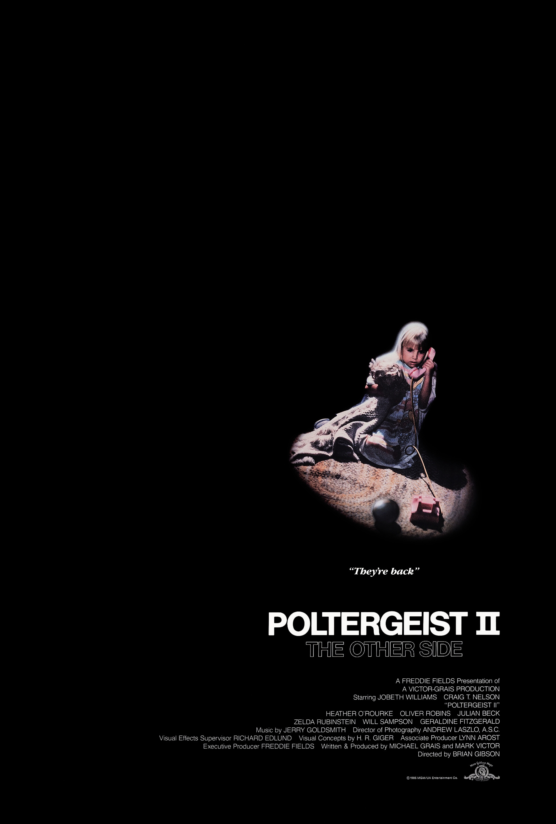 Mega Sized Movie Poster Image for Poltergeist II: The Other Side 