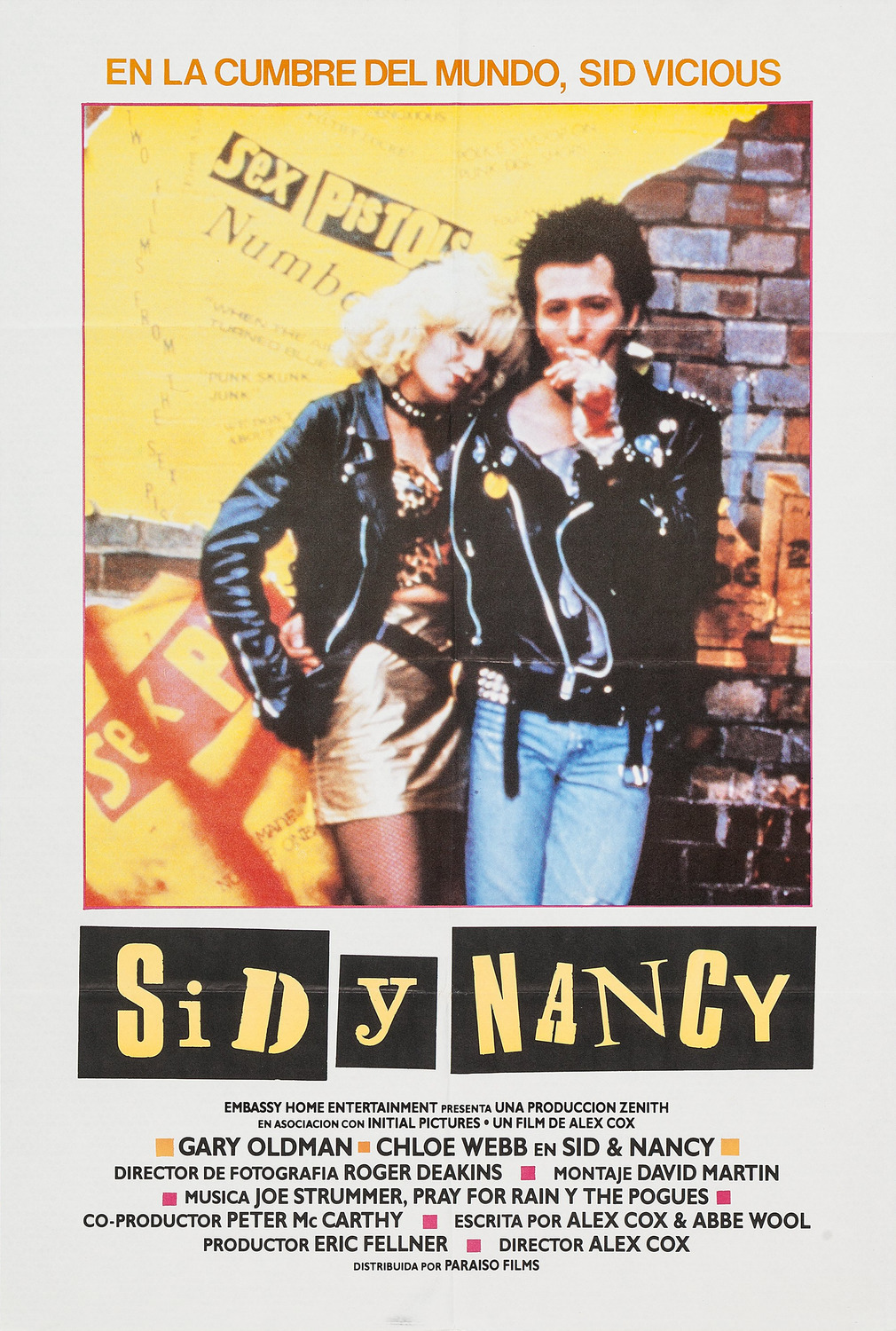 Extra Large Movie Poster Image for Sid and Nancy (#4 of 5)