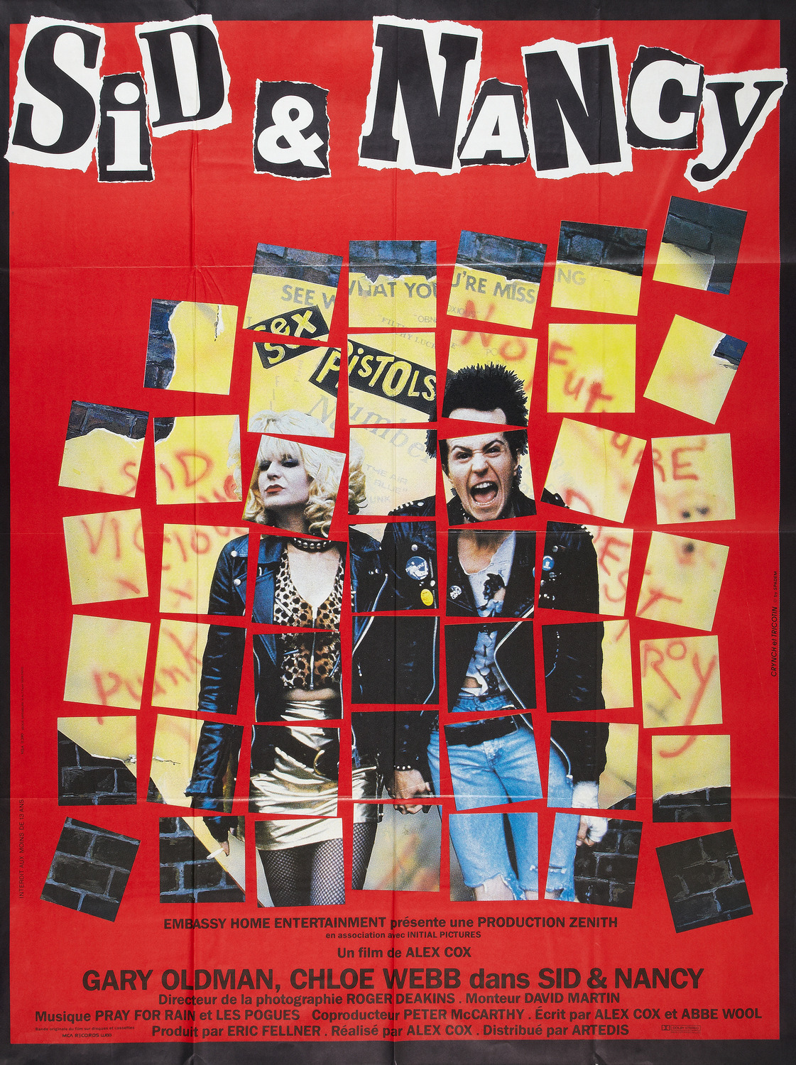 Extra Large Movie Poster Image for Sid and Nancy (#5 of 5)