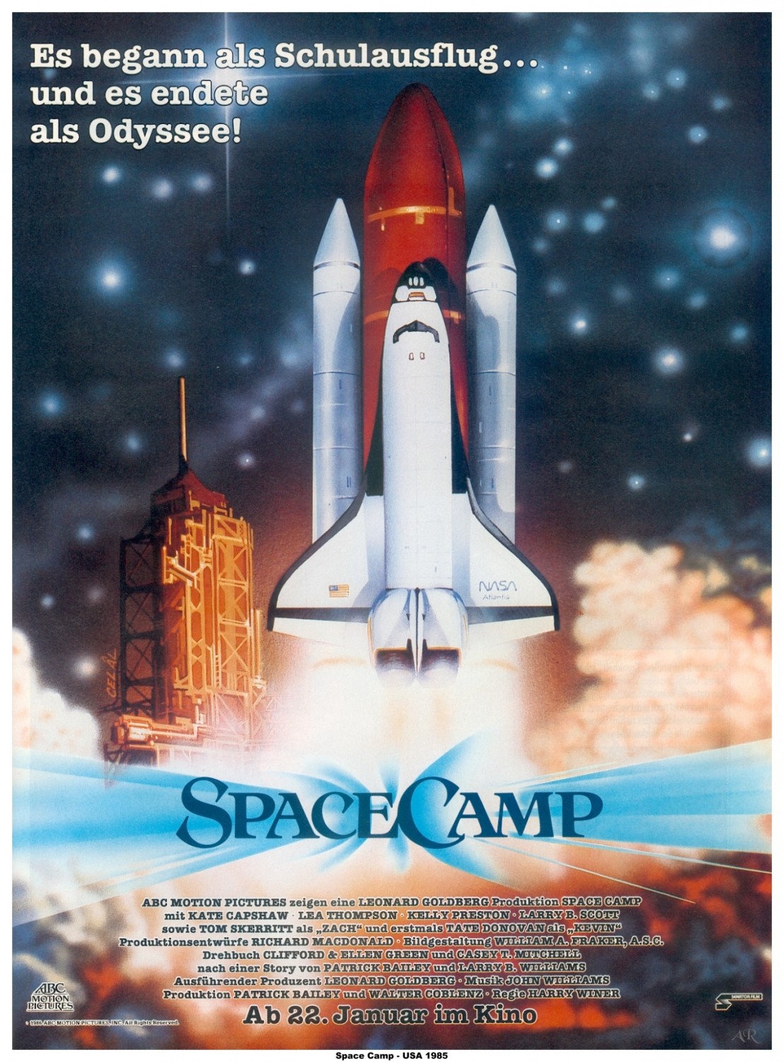 Extra Large Movie Poster Image for SpaceCamp (#3 of 3)