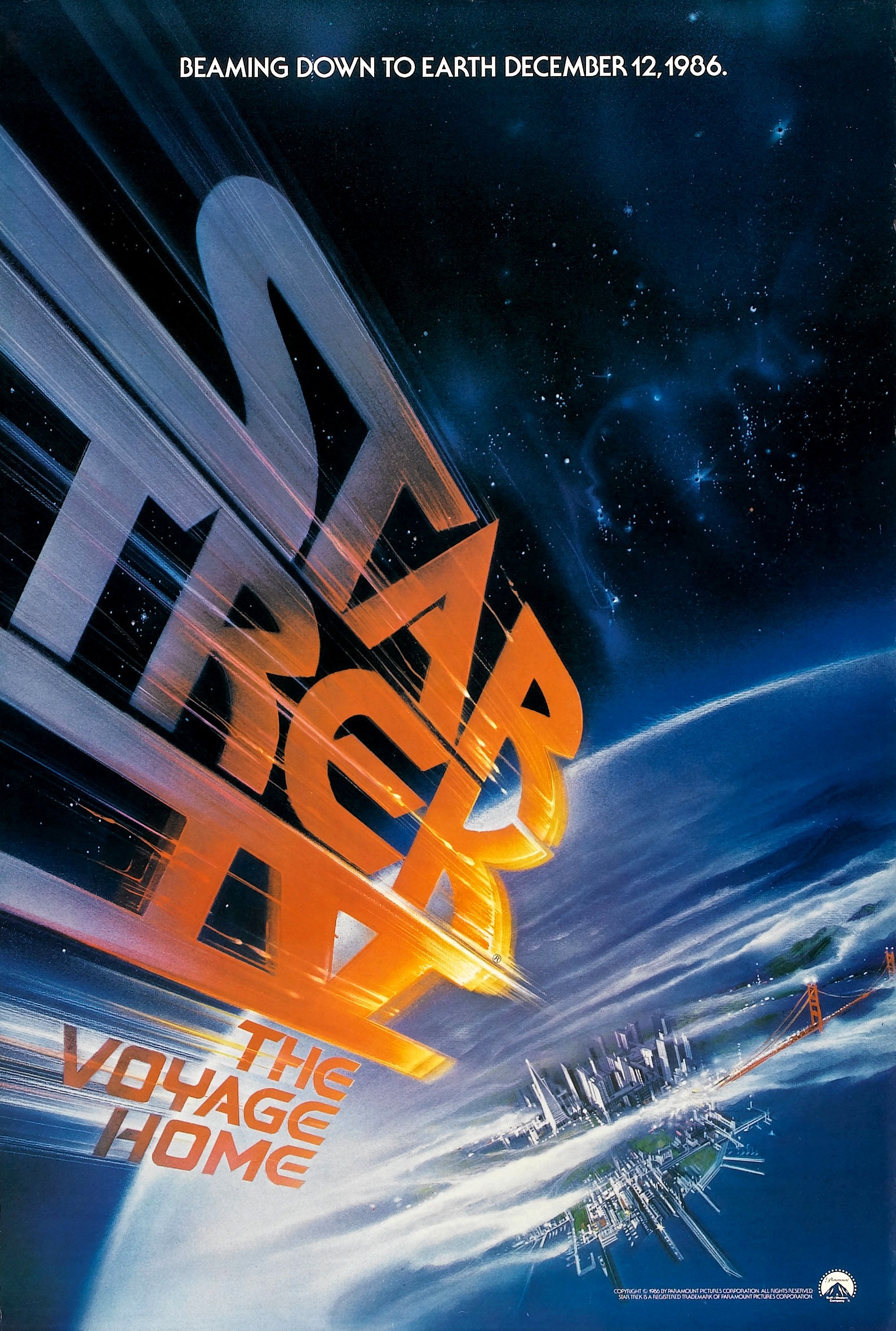 Mega Sized Movie Poster Image for Star Trek IV: The Voyage Home (#1 of 4)