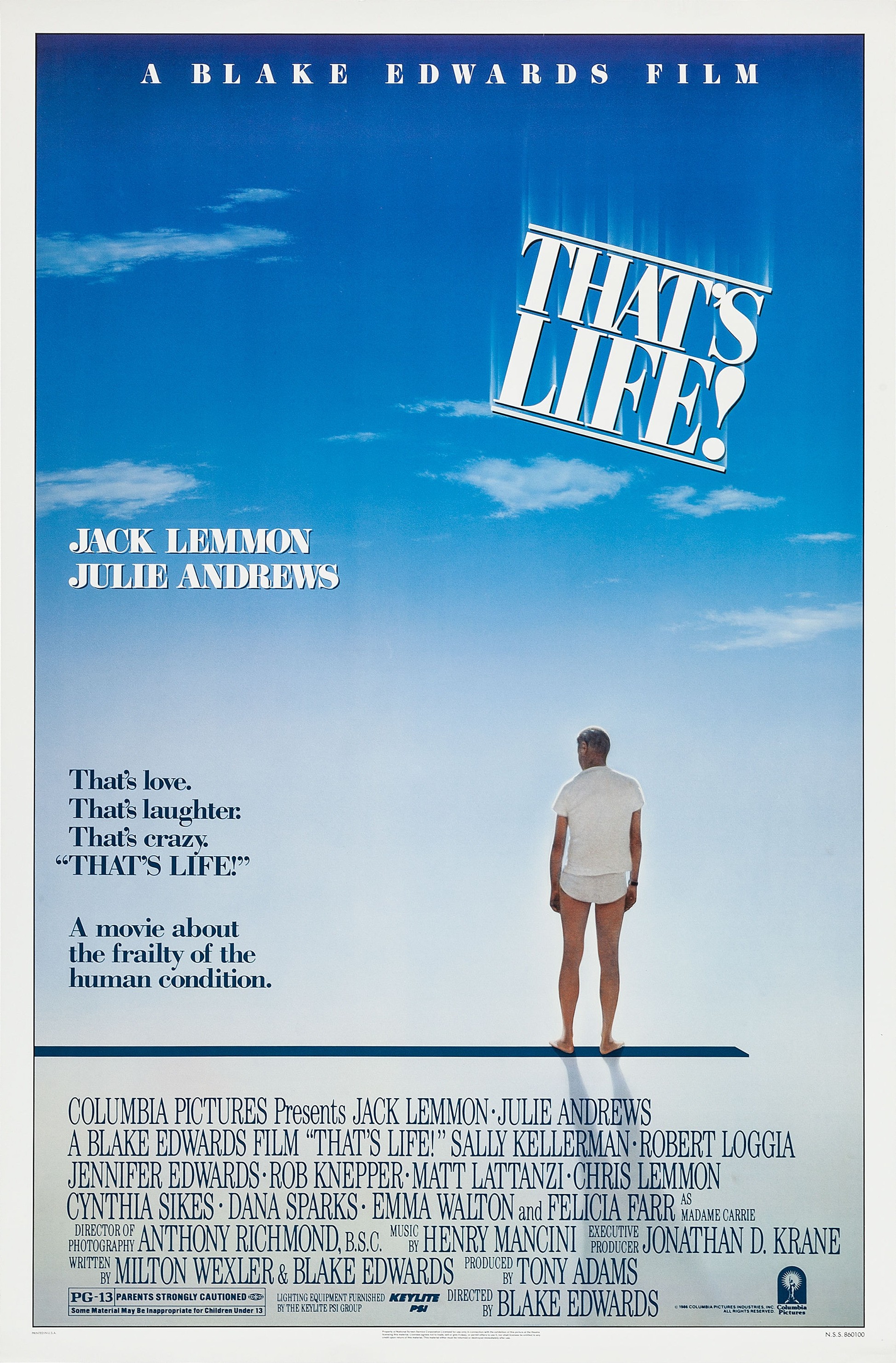 Mega Sized Movie Poster Image for That's Life! 