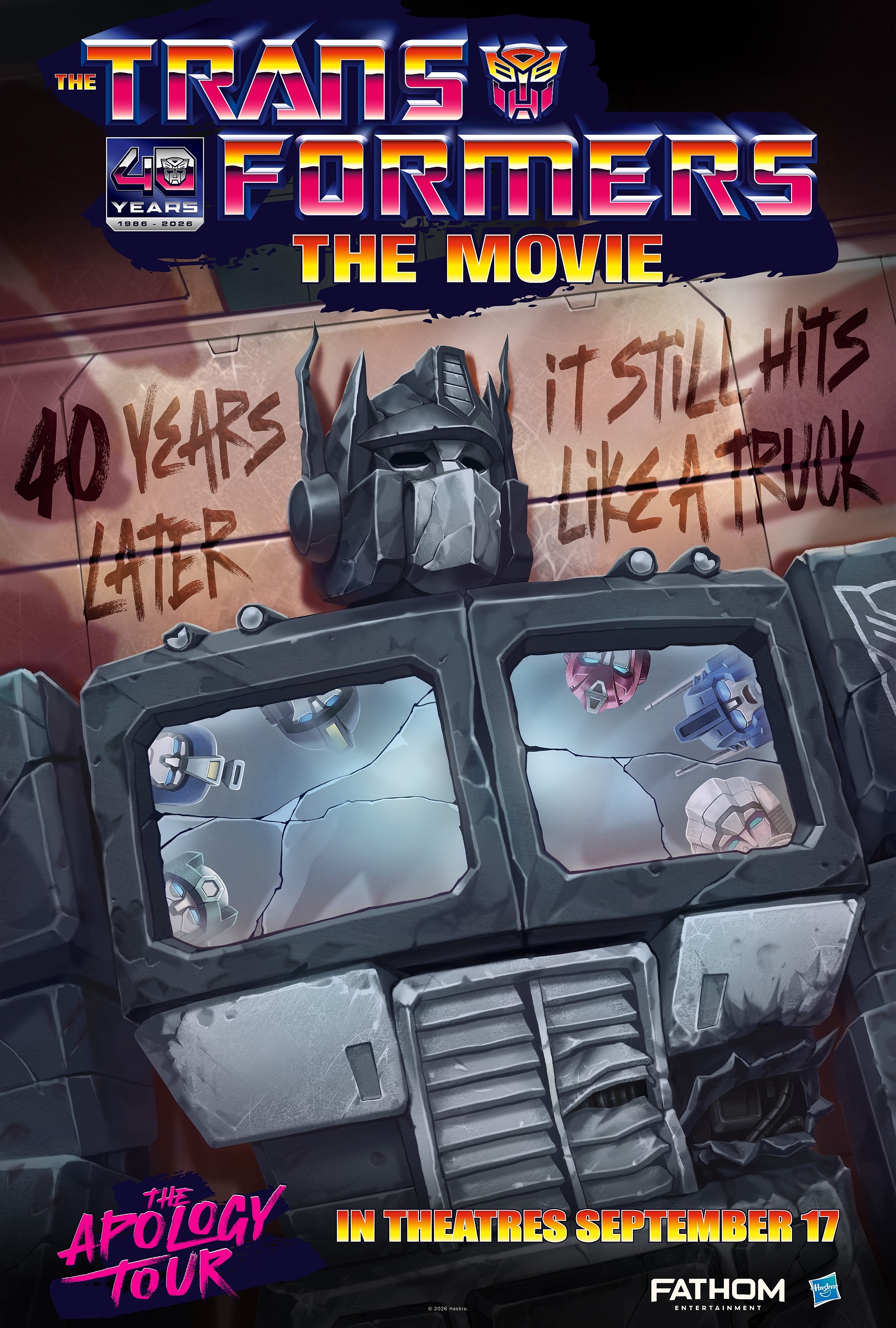 Mega Sized Movie Poster Image for Transformers: The Movie (#3 of 3)