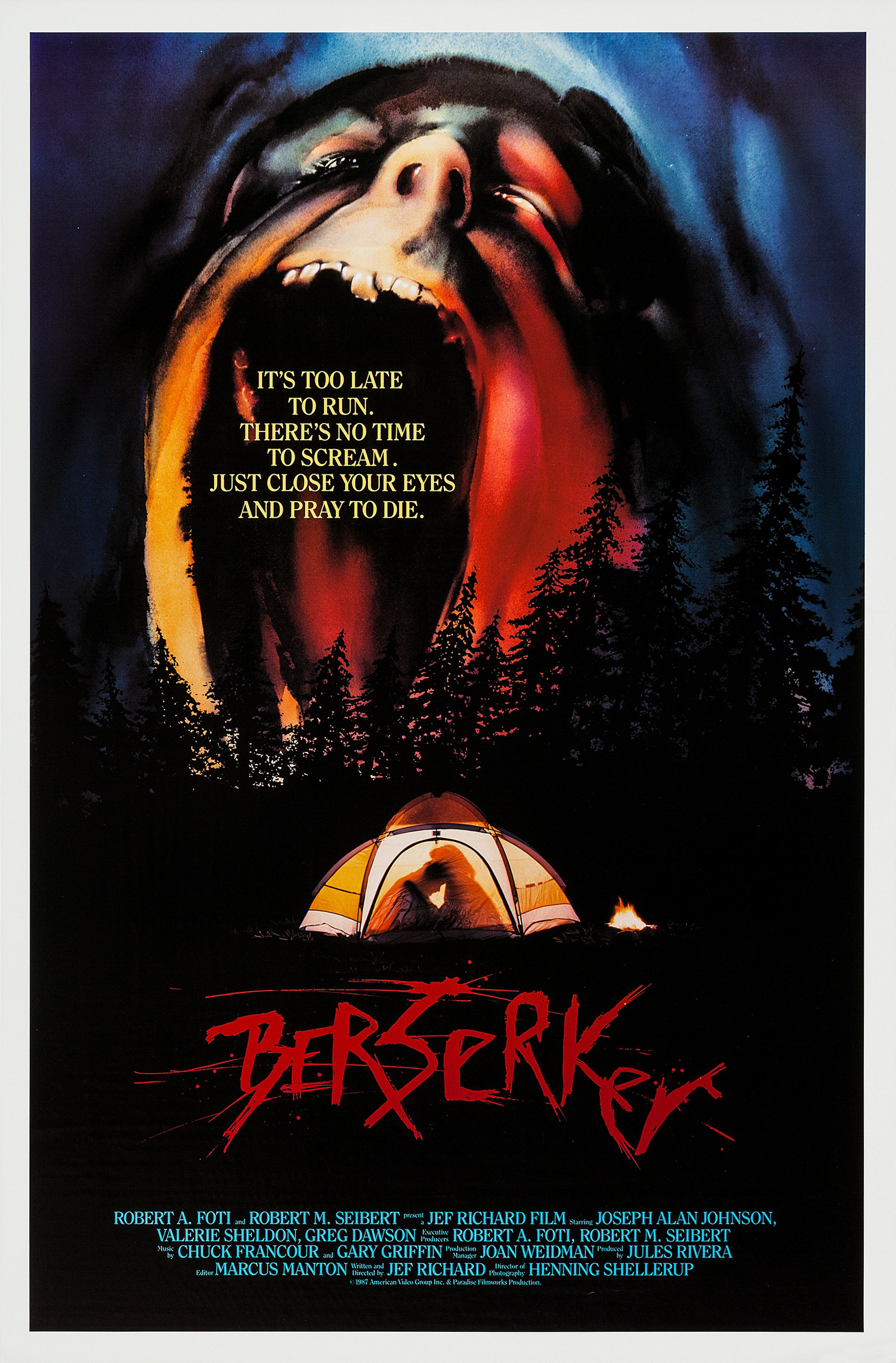 Mega Sized Movie Poster Image for Berserker 